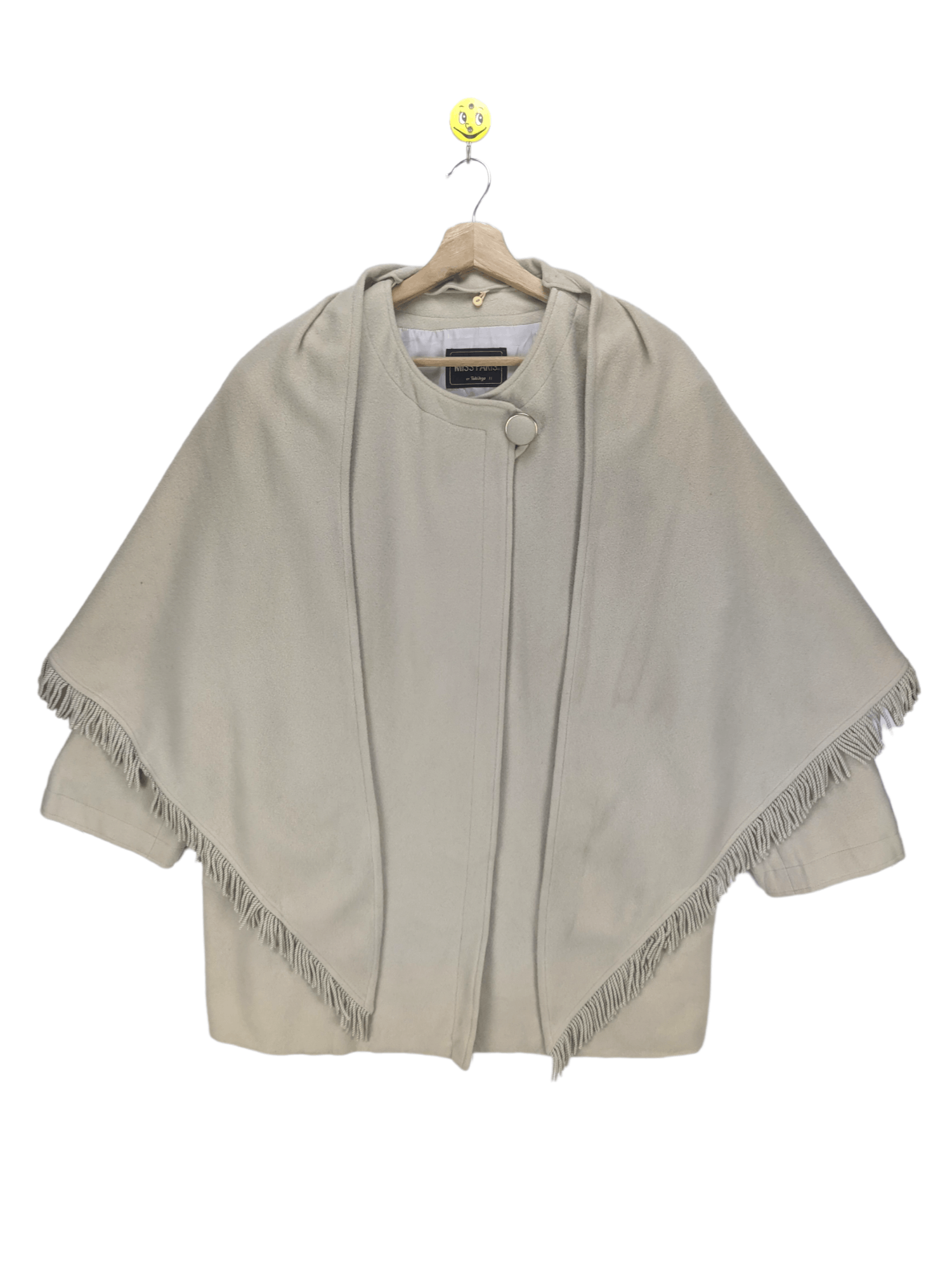 Japanese Brand Steals🔥Vintage Wool Coat With Cape by Miss Paris Size M / US 6-8 / IT 42-44 - 1 Thumbnail