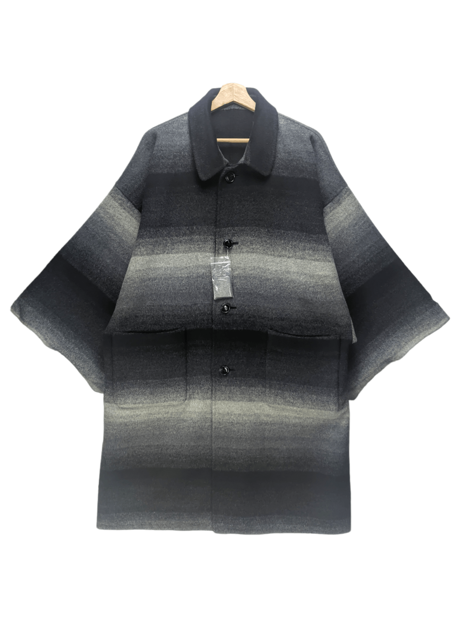 image of Avant Garde x Winter Session Stealsvintage Coat Jacket Reversible Oversized By Dougi in Black Gray,