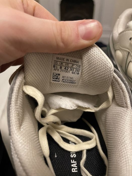 raf simons ozweego metallic