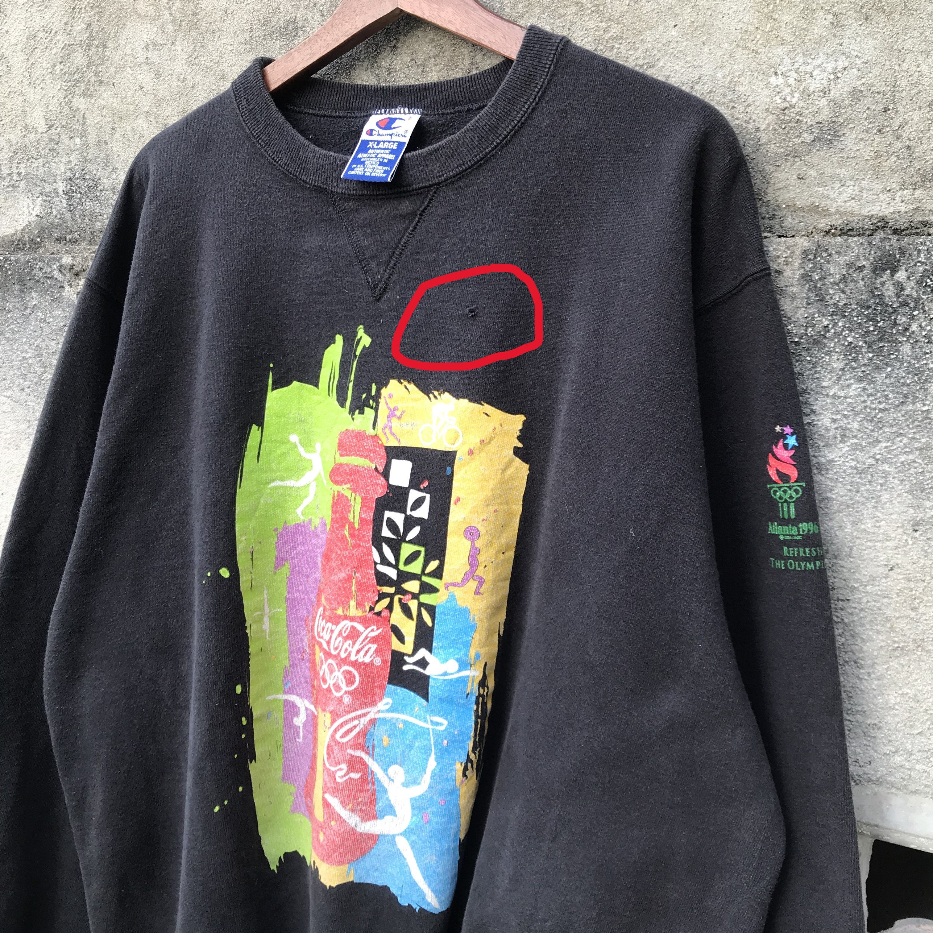 USA Olympics Vintage Olympic 1996 Atlanta Coca cola jumper crewneck Size US XL / EU 56 / 4 - 6 Thumbnail