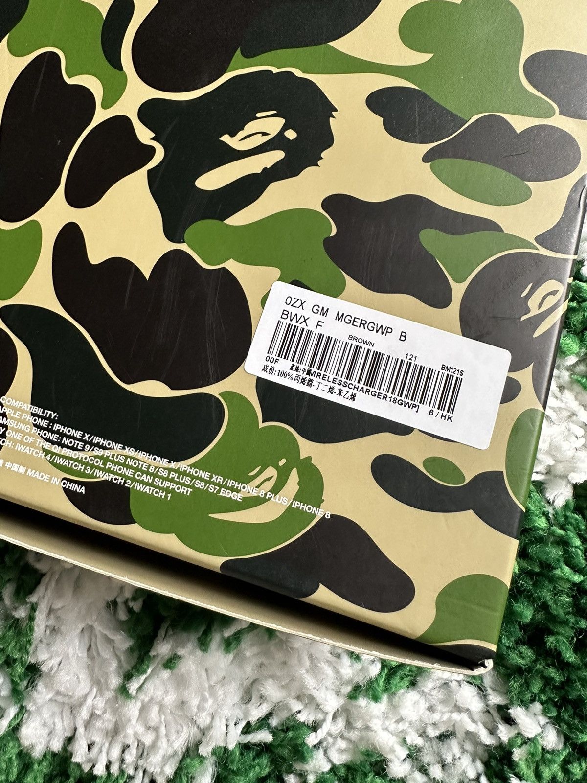 Bape Bape Wireless Charging Pad +Watch Dock Ape Head Charger. Size ONE SIZE - 5 Thumbnail