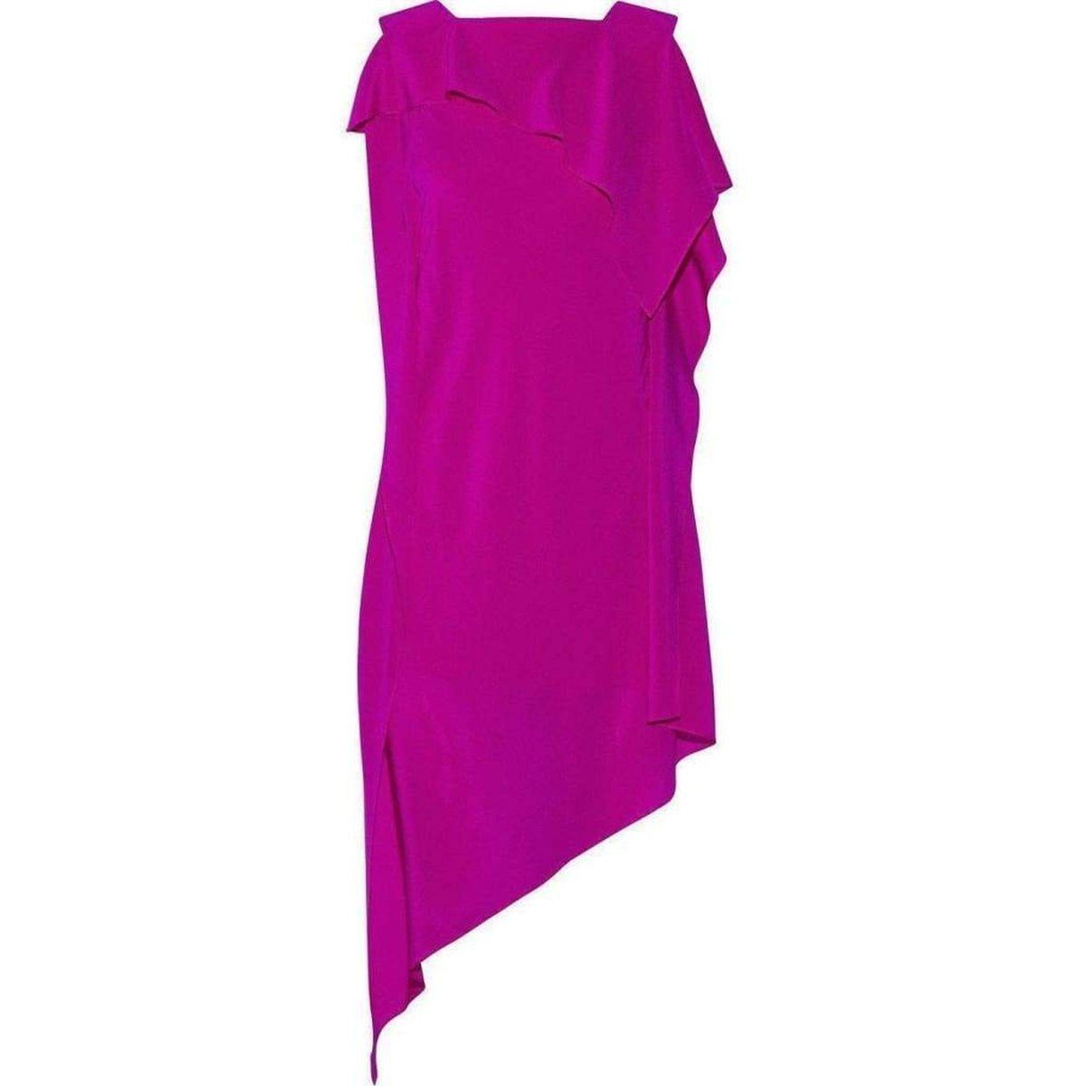 Barrow Asymmetric Silk Crepe de Chine Dress