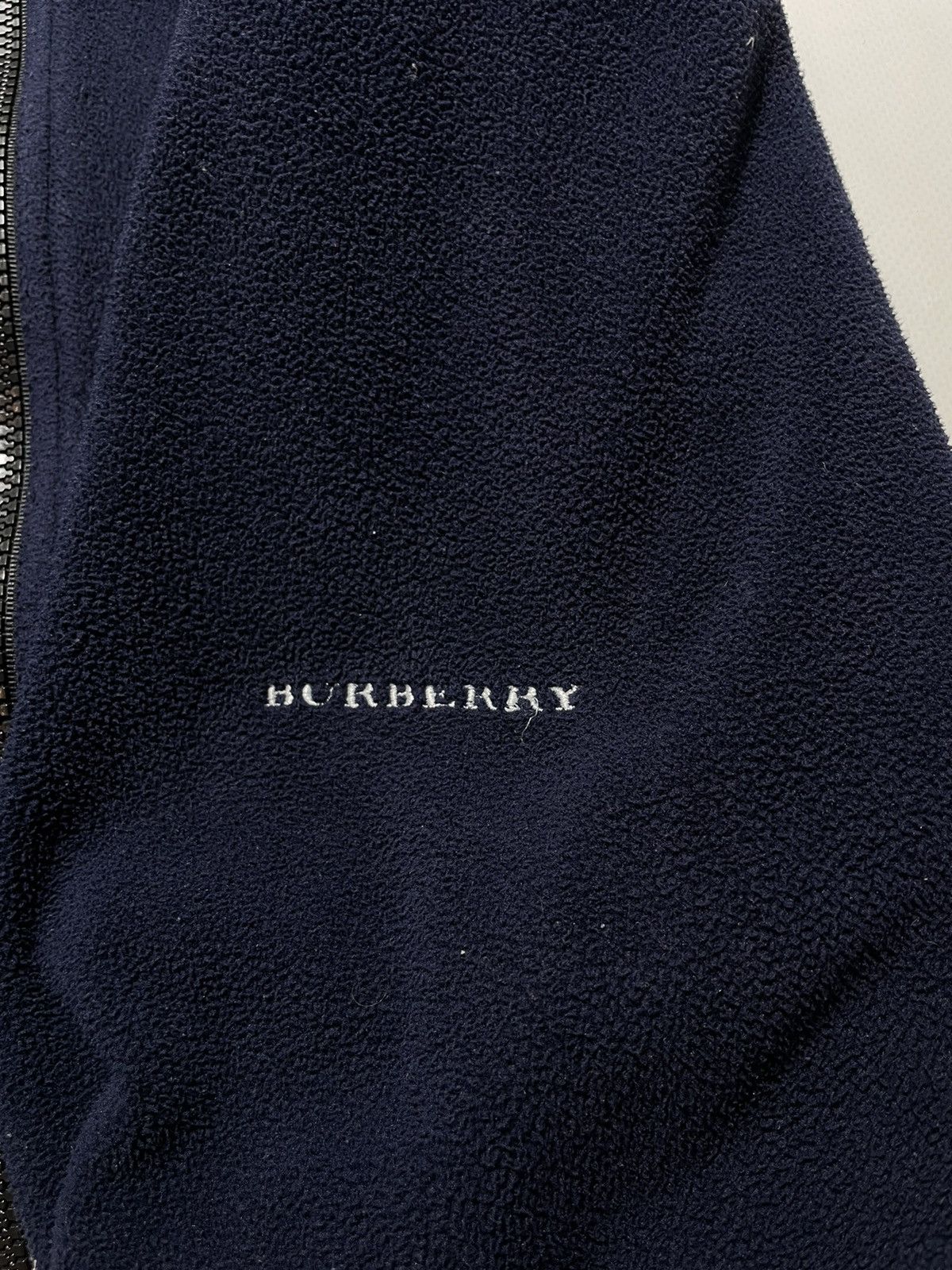 Burberry Vintage Women’s Burberry Fleece Zip Hoodie Size XL / US 12-14 / IT 48-50 - 12 Thumbnail