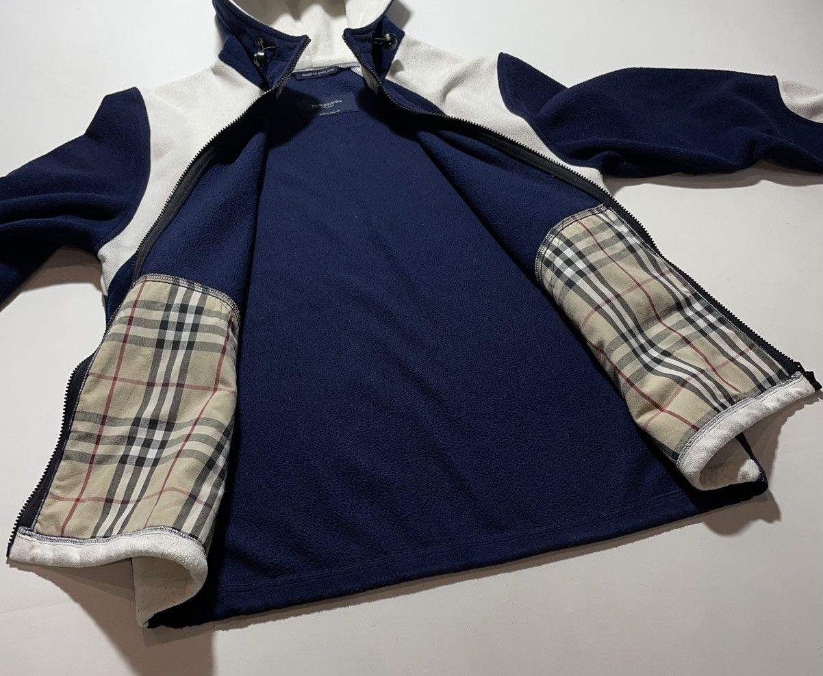 Burberry Vintage Women’s Burberry Fleece Zip Hoodie Size XL / US 12-14 / IT 48-50 - 4 Thumbnail