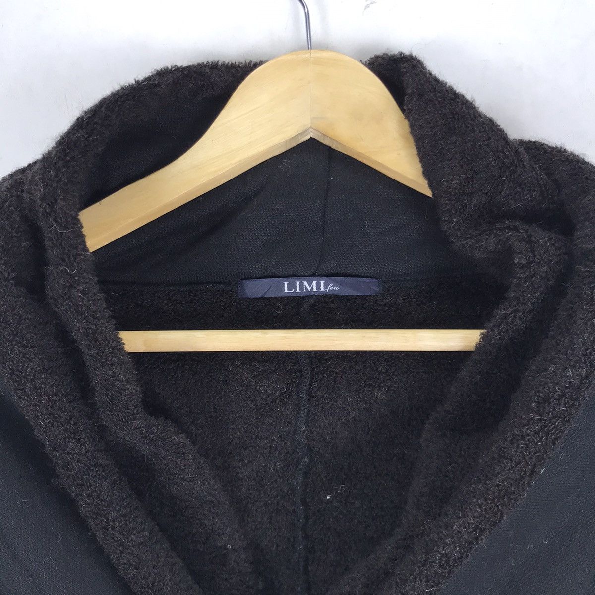 Designer × Limi Feu × Yohji Yamamoto 🔥Limi Feu Yohji Yamamoto Wool Rib Acrylic Poncho Size S / US 4 / IT 40 - 15 Thumbnail