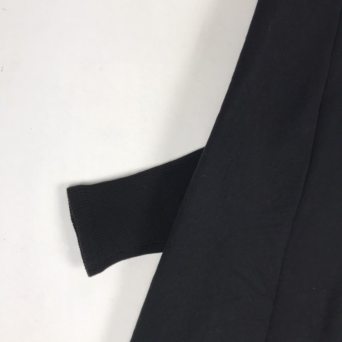 Designer × Limi Feu × Yohji Yamamoto 🔥Limi Feu Yohji Yamamoto Wool Rib Acrylic Poncho Size S / US 4 / IT 40 - 9 Thumbnail