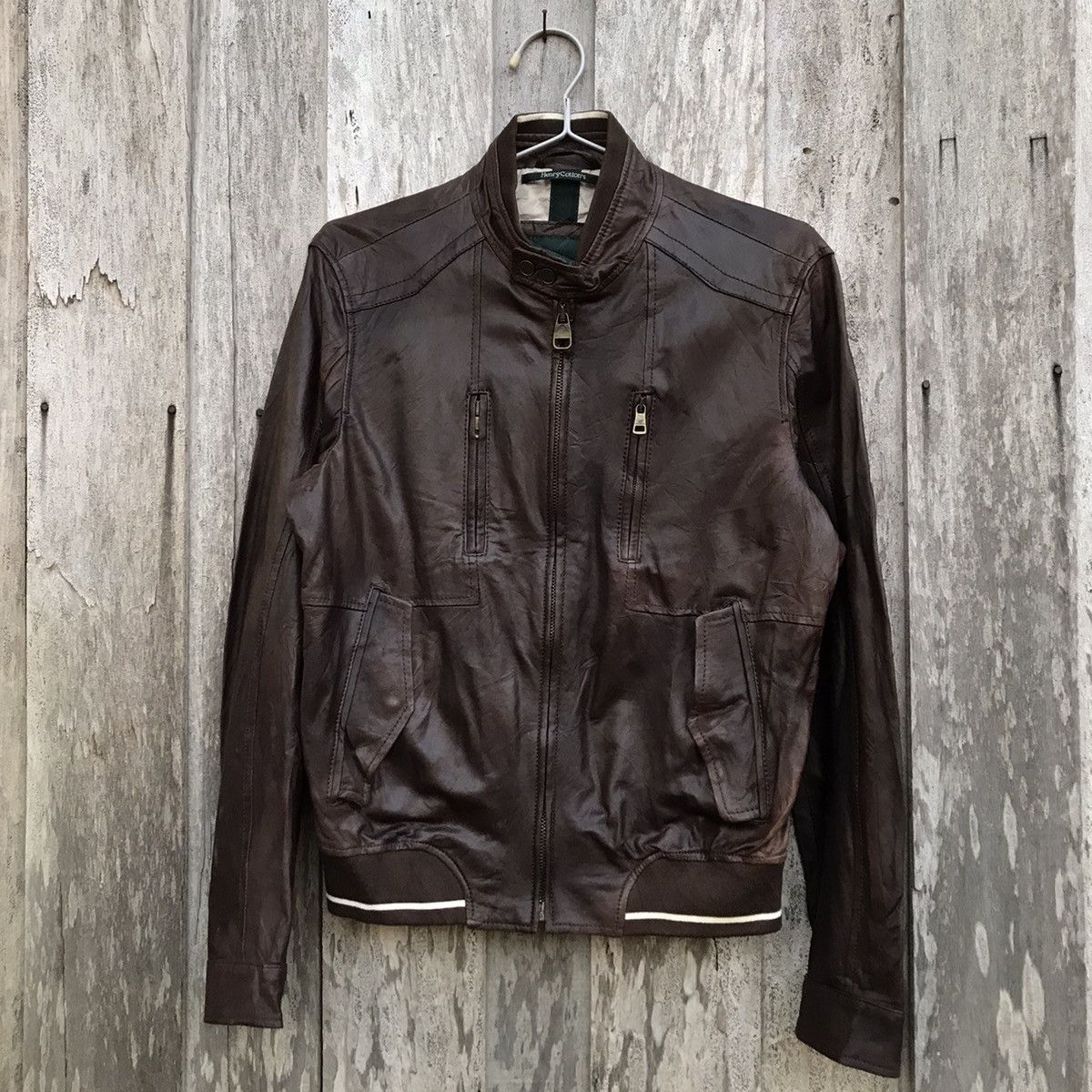Vintage Henry Cotton’s Leather Jacket