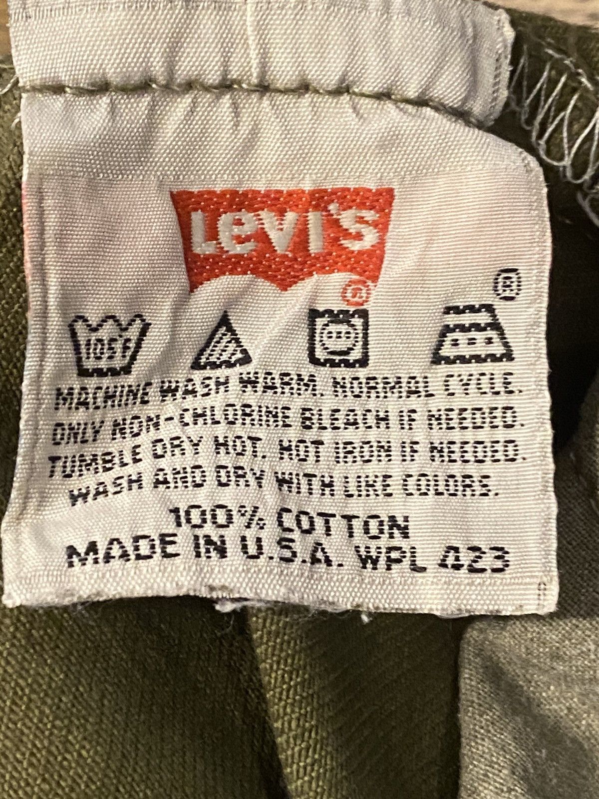 Levi's × Vintage Levi's 501 Green-Dyed Jeans Size US 32 / EU 48 - 4 Thumbnail