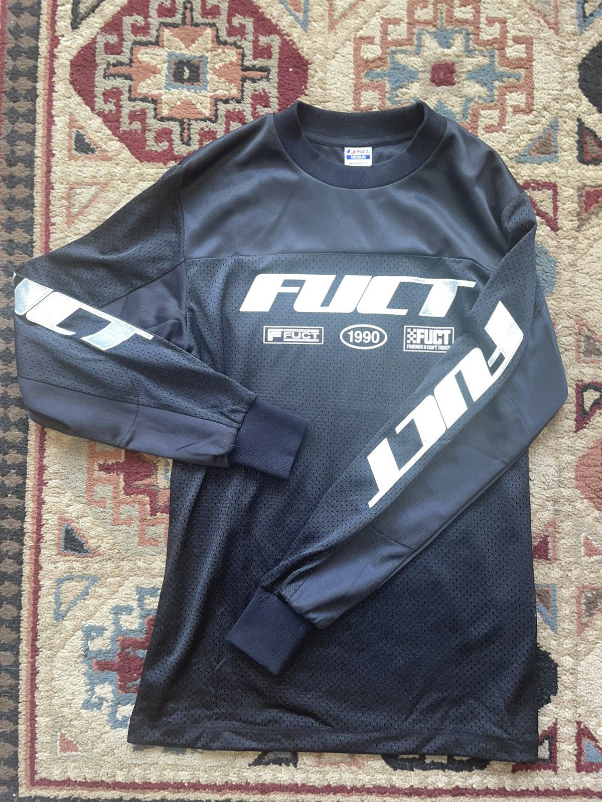 FUCT × Fuck The Population FUCT REFLECTIVE MOTORCROSS JERSEY Size US M / EU 48-50 / 2 - 1 Thumbnail