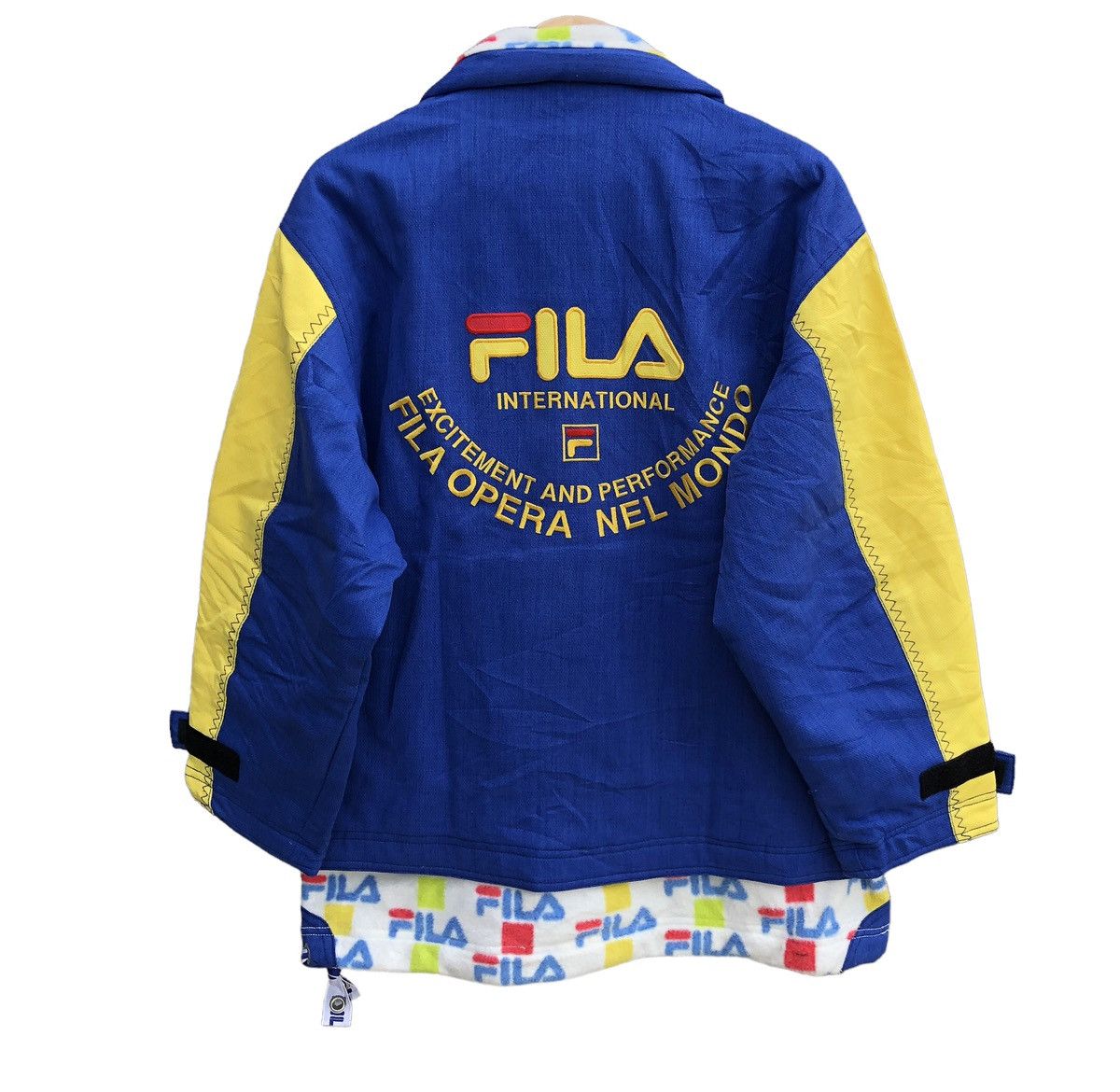 Fila × Hypebeast Rare Design🔥🔥Vintage 90s Fila anorak half zipper jacket Size US M / EU 48-50 / 2 - 5 Thumbnail
