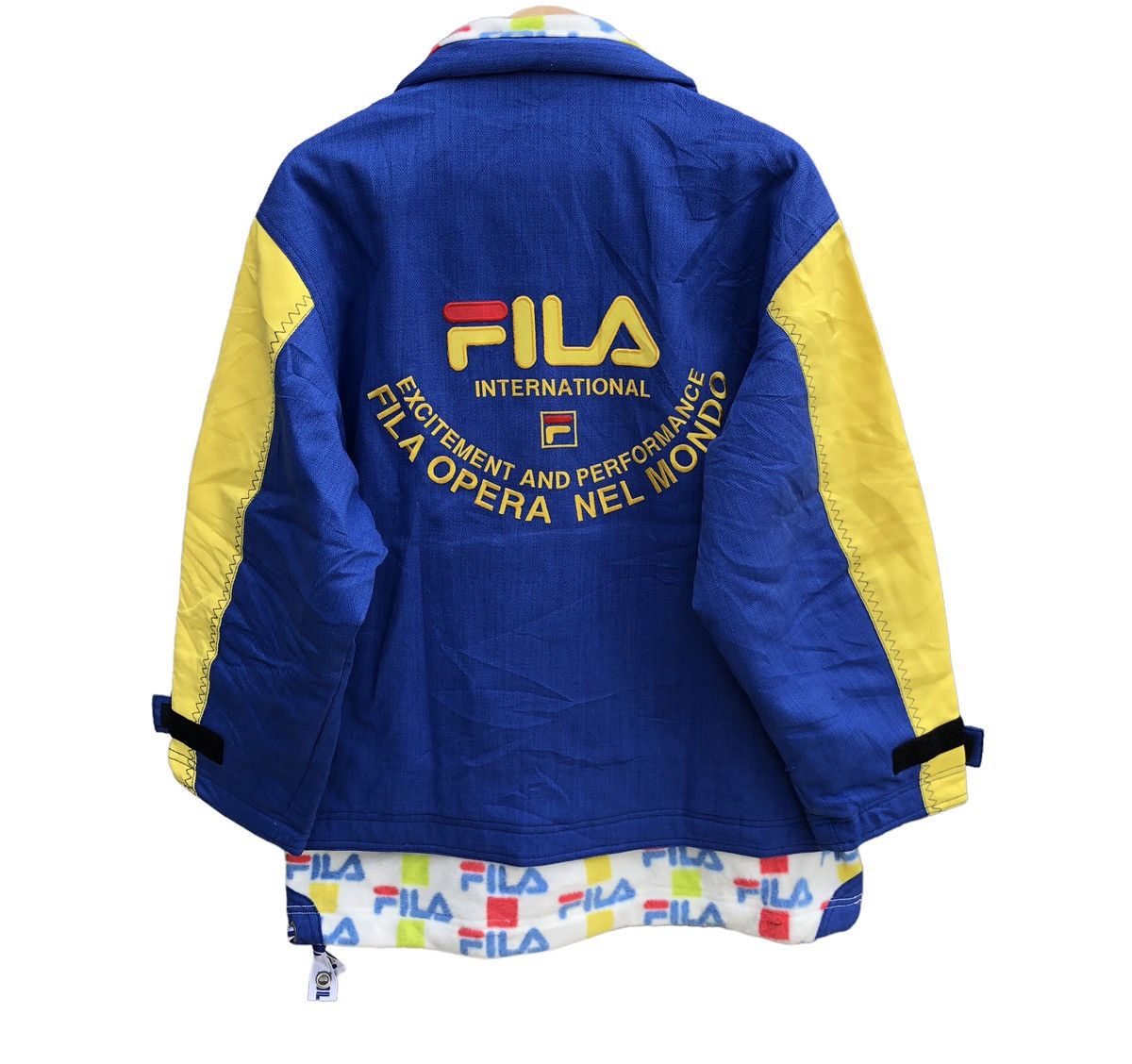 Fila × Hypebeast Rare Design🔥🔥Vintage 90s Fila anorak half zipper jacket Size US M / EU 48-50 / 2 - 6 Thumbnail