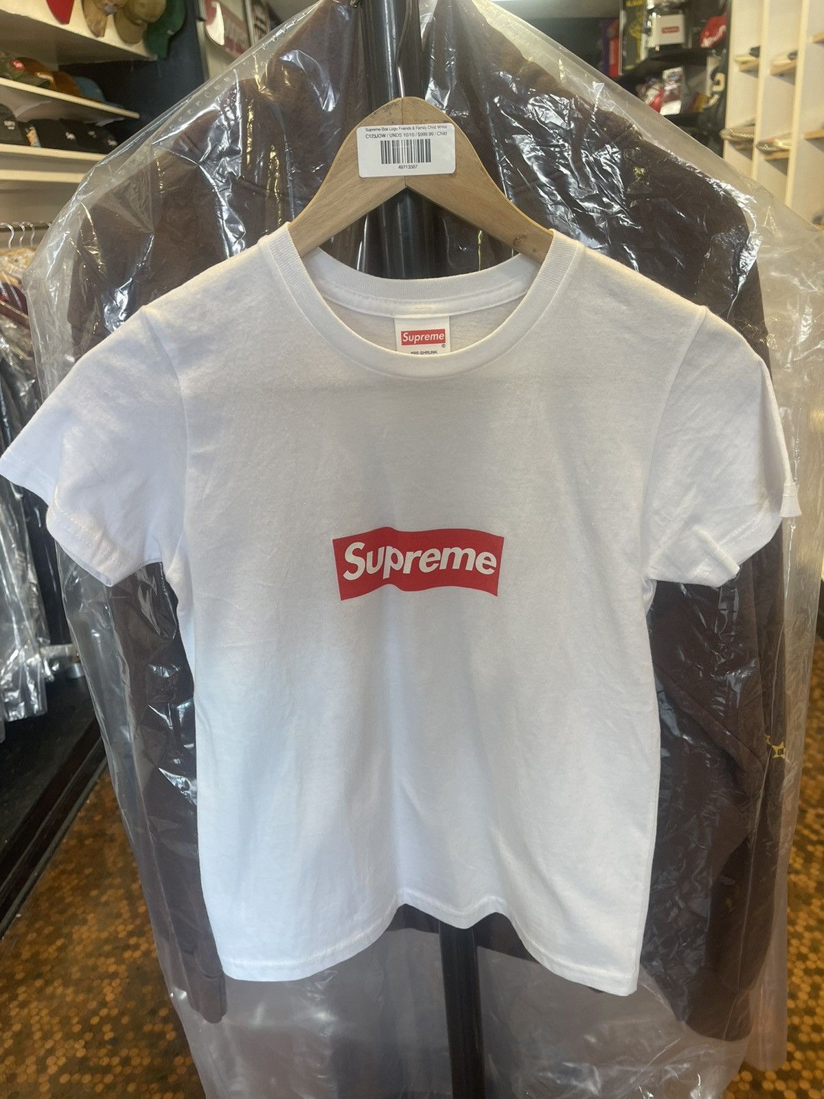 XL Supreme Small Box Logo L/S Tee White XLarge シュプリーム 細く スモール ボックスロゴ ロング