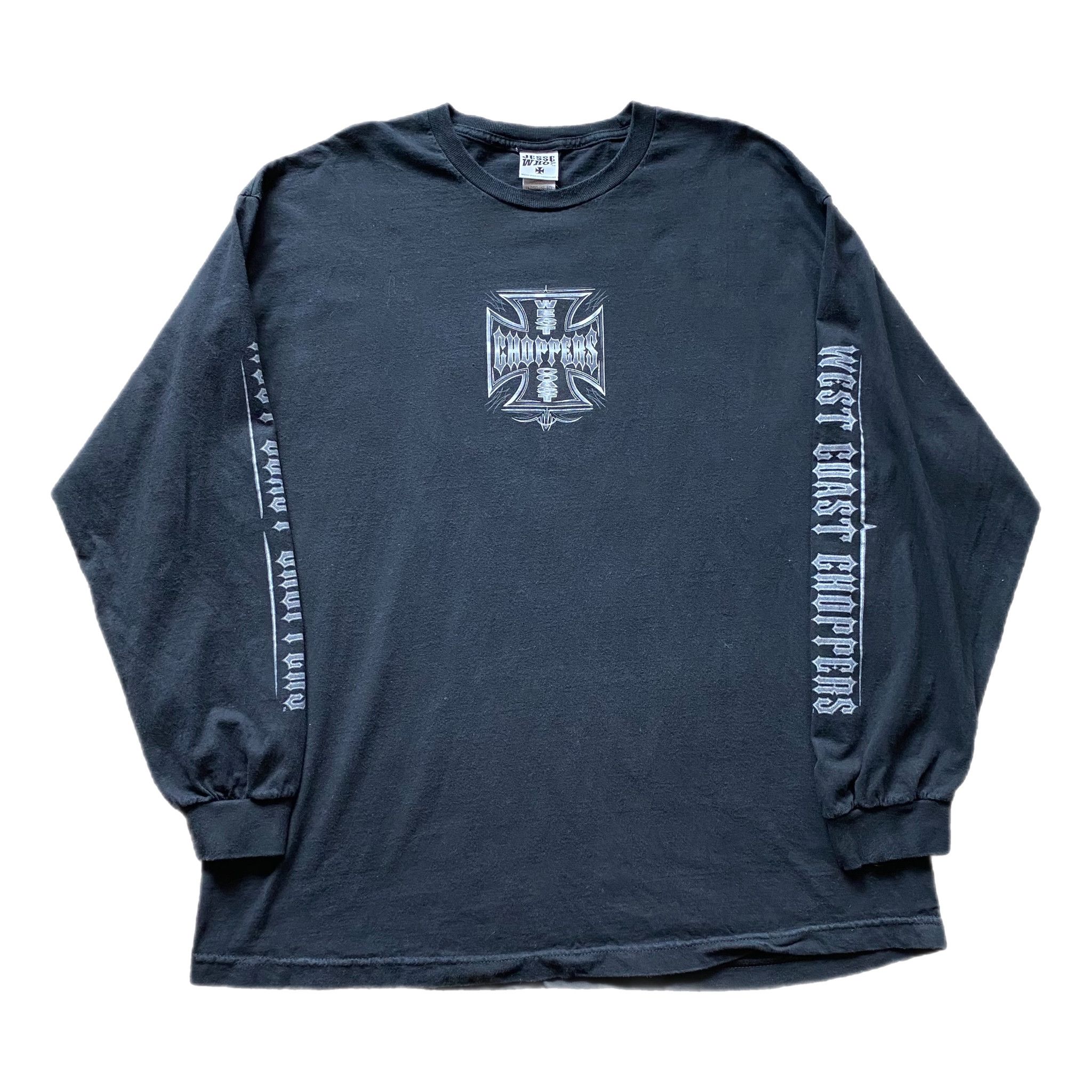 Vintage 90’s West Coast Choppers waffle long sleeve top main image 0