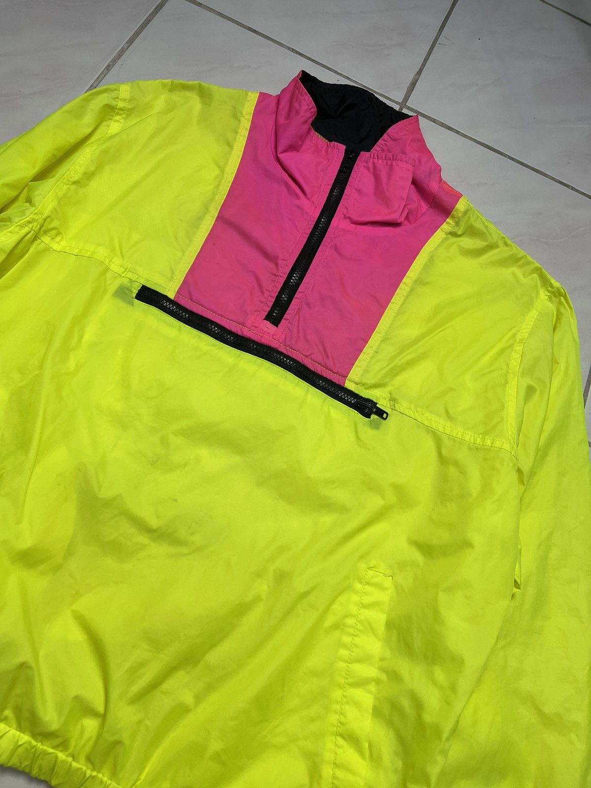 Ocean Pacific Vintage 90's Ocean Pacific OP Half Zipper Windbreaker Size US XL / EU 56 / 4 - 3 Thumbnail