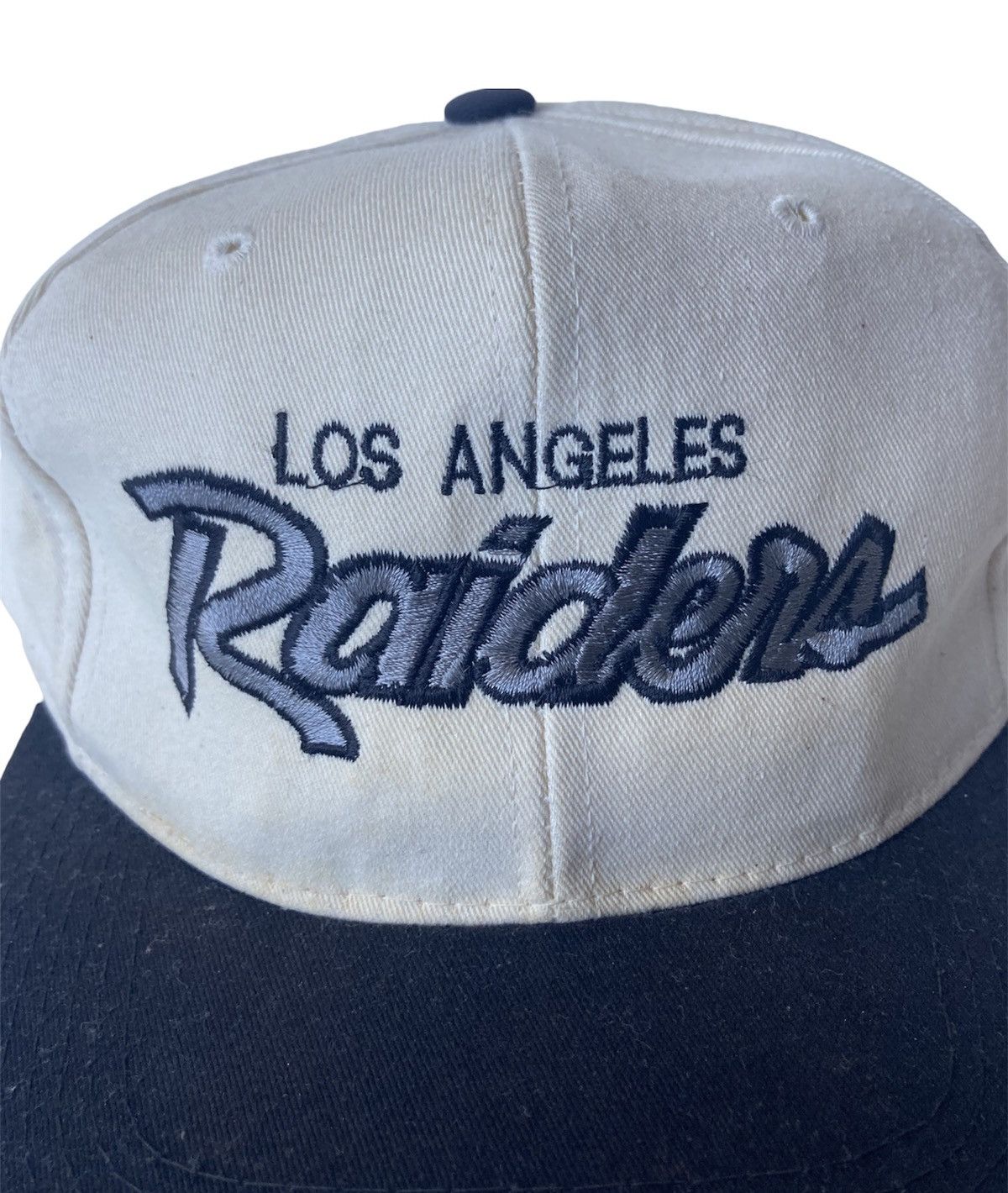 NFL vintage 90s los angeles Raiders Script Snapchat Hat Cap NWA Size ONE SIZE - 5 Thumbnail