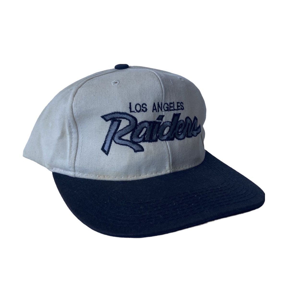 NFL vintage 90s los angeles Raiders Script Snapchat Hat Cap NWA Size ONE SIZE - 2 Thumbnail