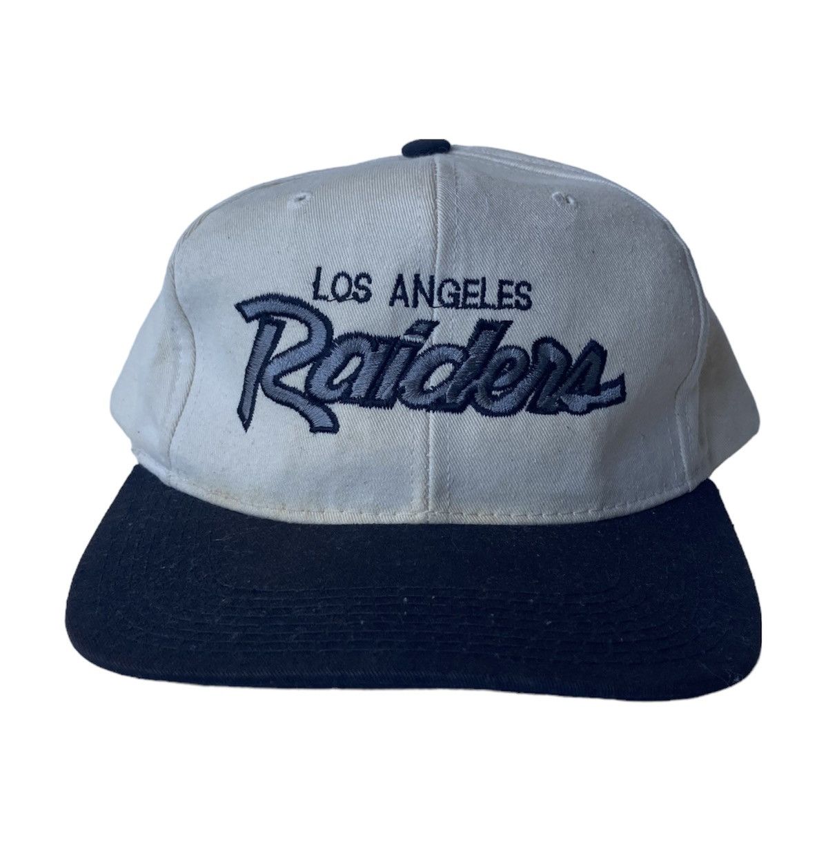 vintage 90s los angeles Raiders Script Snapchat Hat Cap NWA 