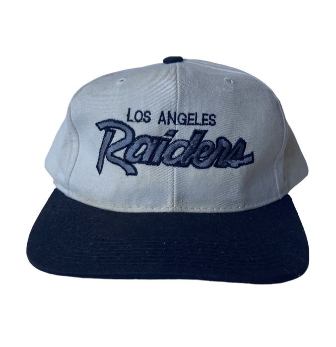 Vintage vintage 90s los angeles Raiders Script Snapchat Hat Cap