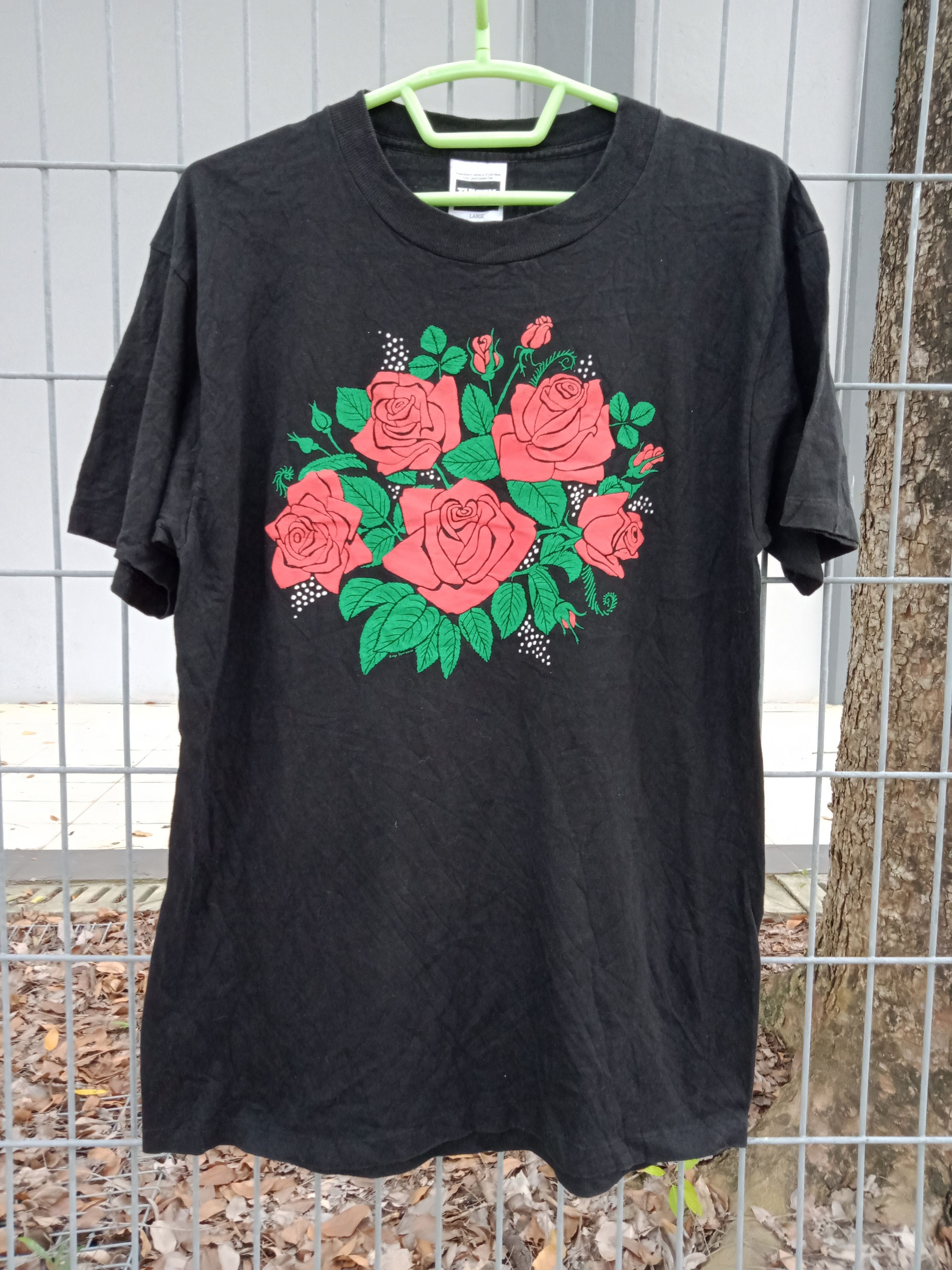 Vintage Rose Flower Shirt