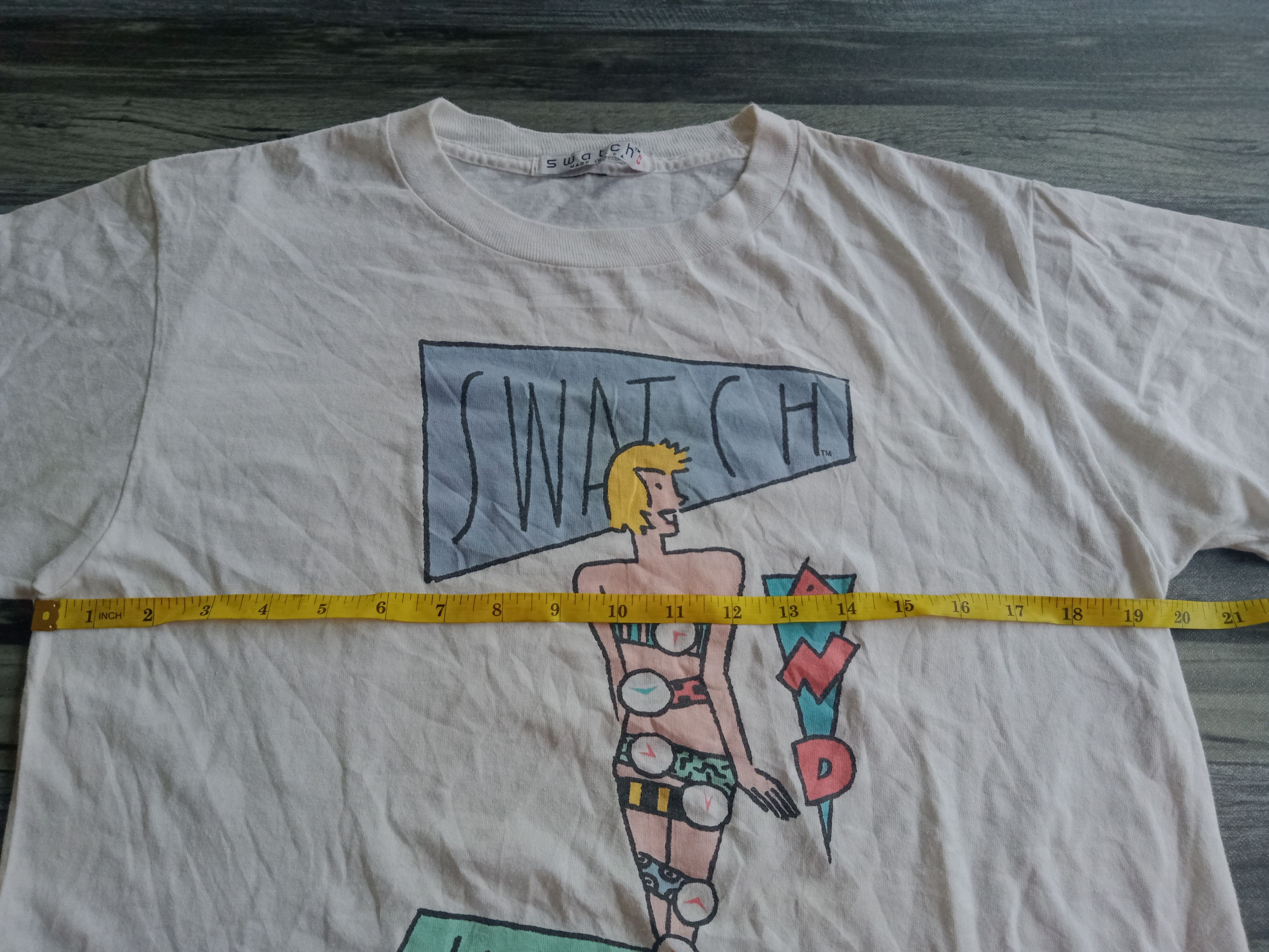 Rare Vintage 90s Swatch Shirt