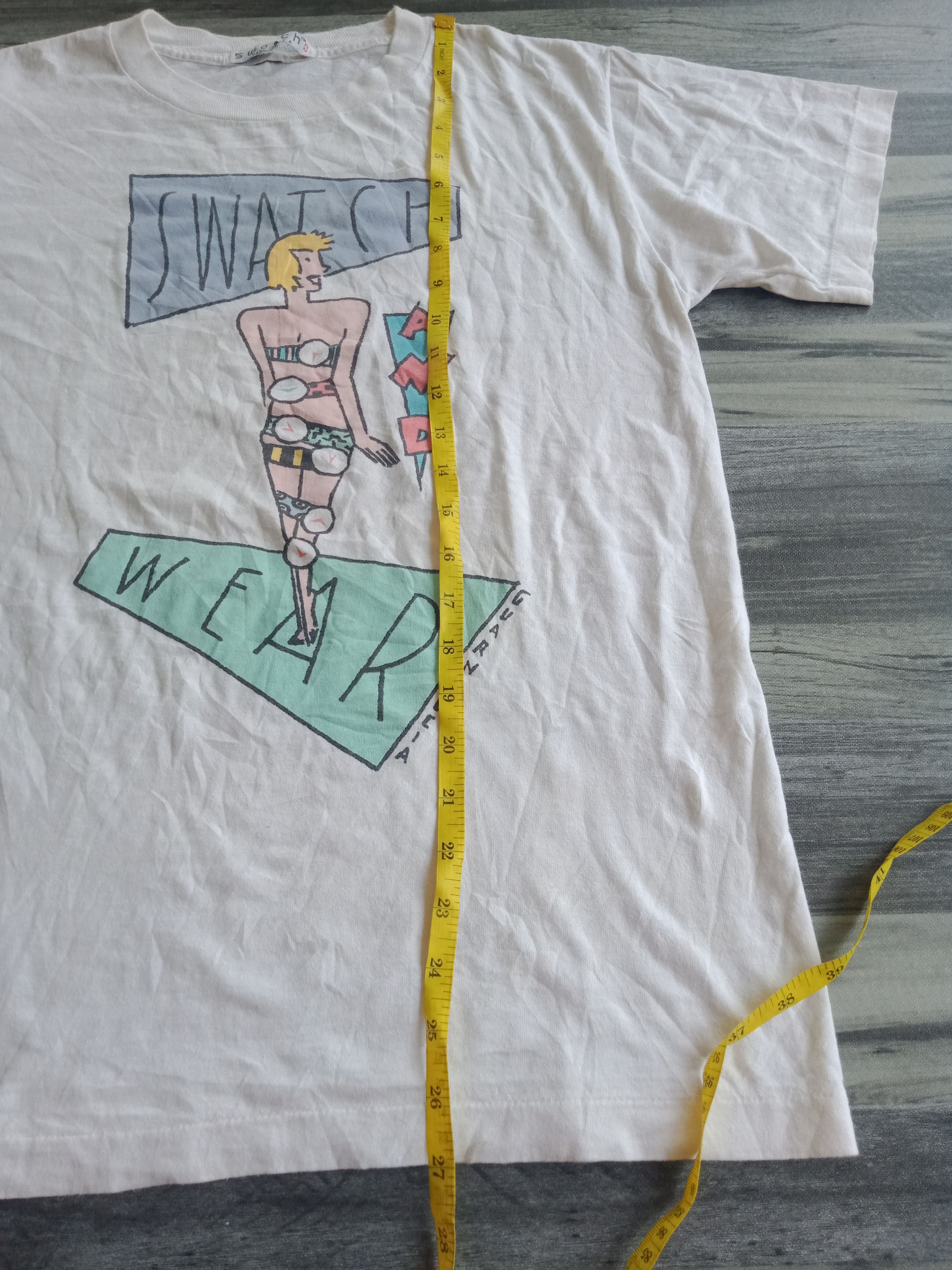 Rare Vintage 90s Swatch Shirt