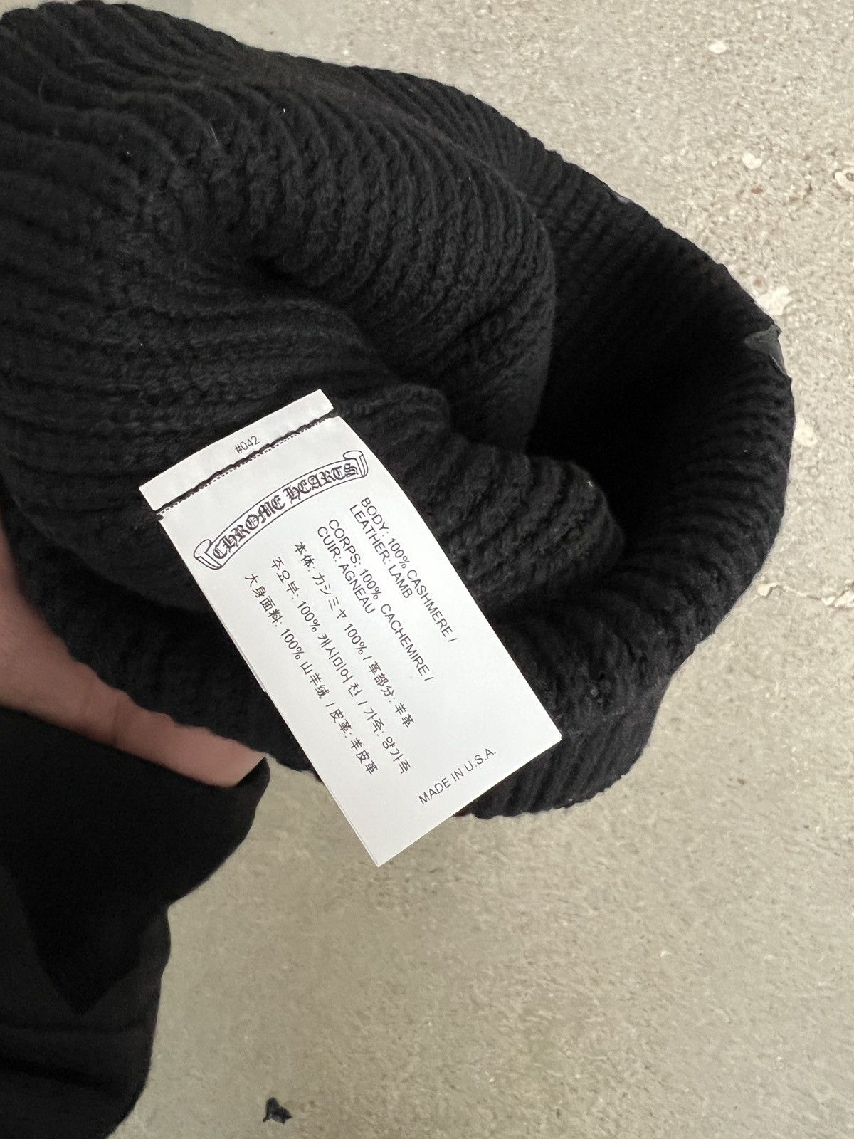 【無料郵送/関税込/正規品】 Chrome Hearts Triple Cross Beanie Triple cross beanie knit - Gem