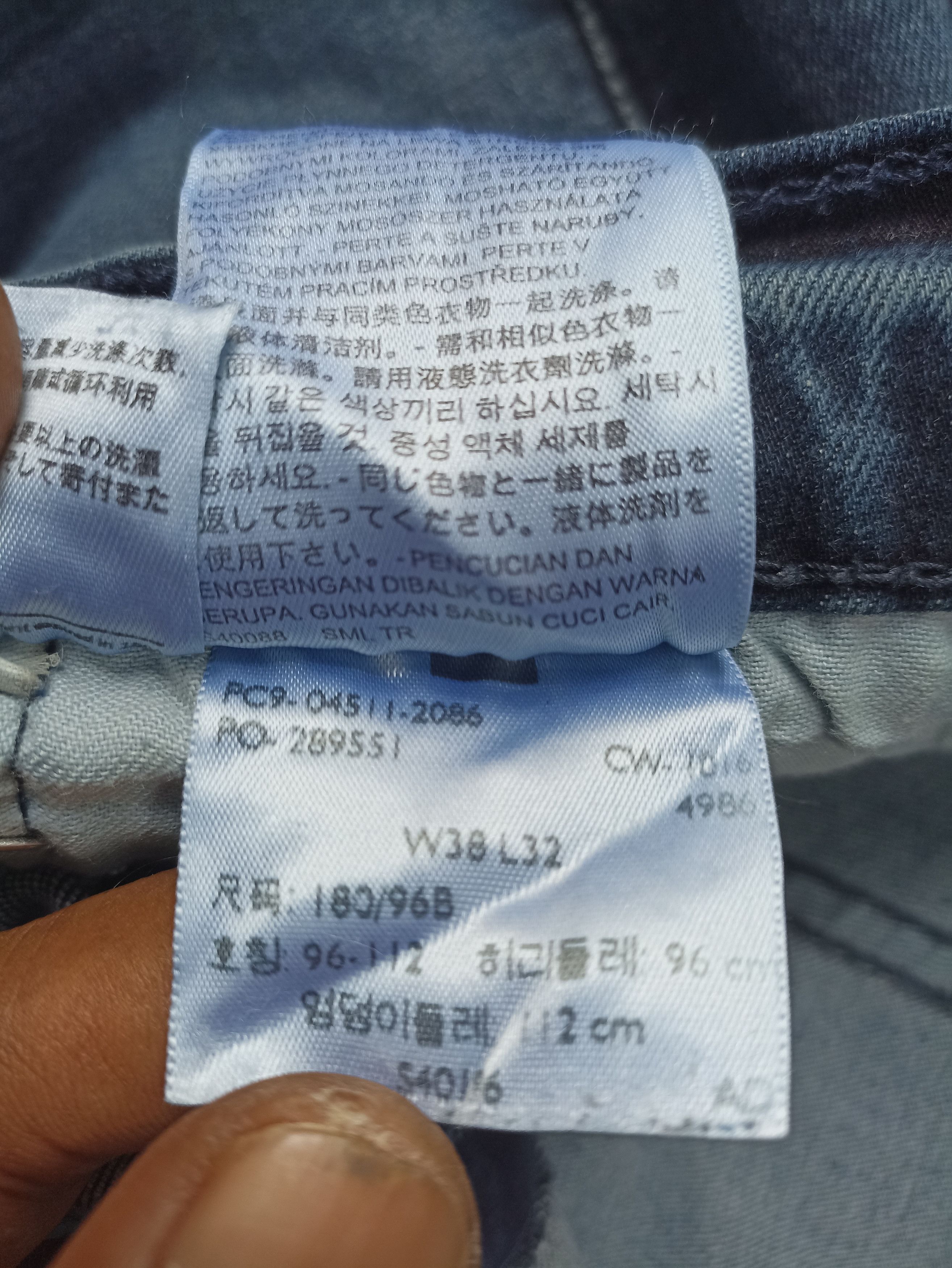 Jean × Levi's × Vintage Vintage Levis 511 Wash Jeans - J225 Size US 38 / EU 54 - 5 Thumbnail