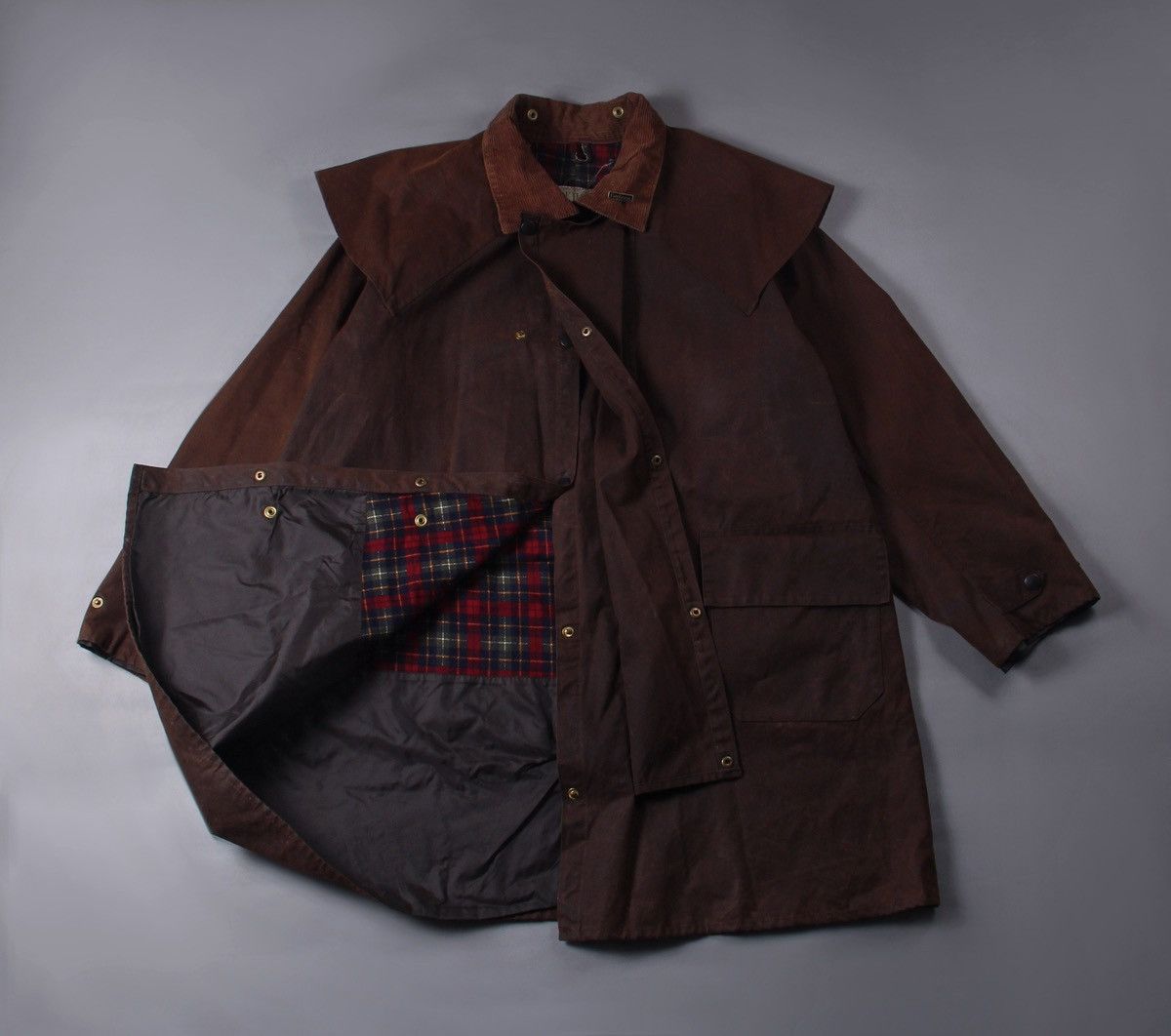 希少✨️Barbour×BackHouse オイルド90s 古着 90s- New Zealand製 Barbour × Backhouse 名作 オイルド