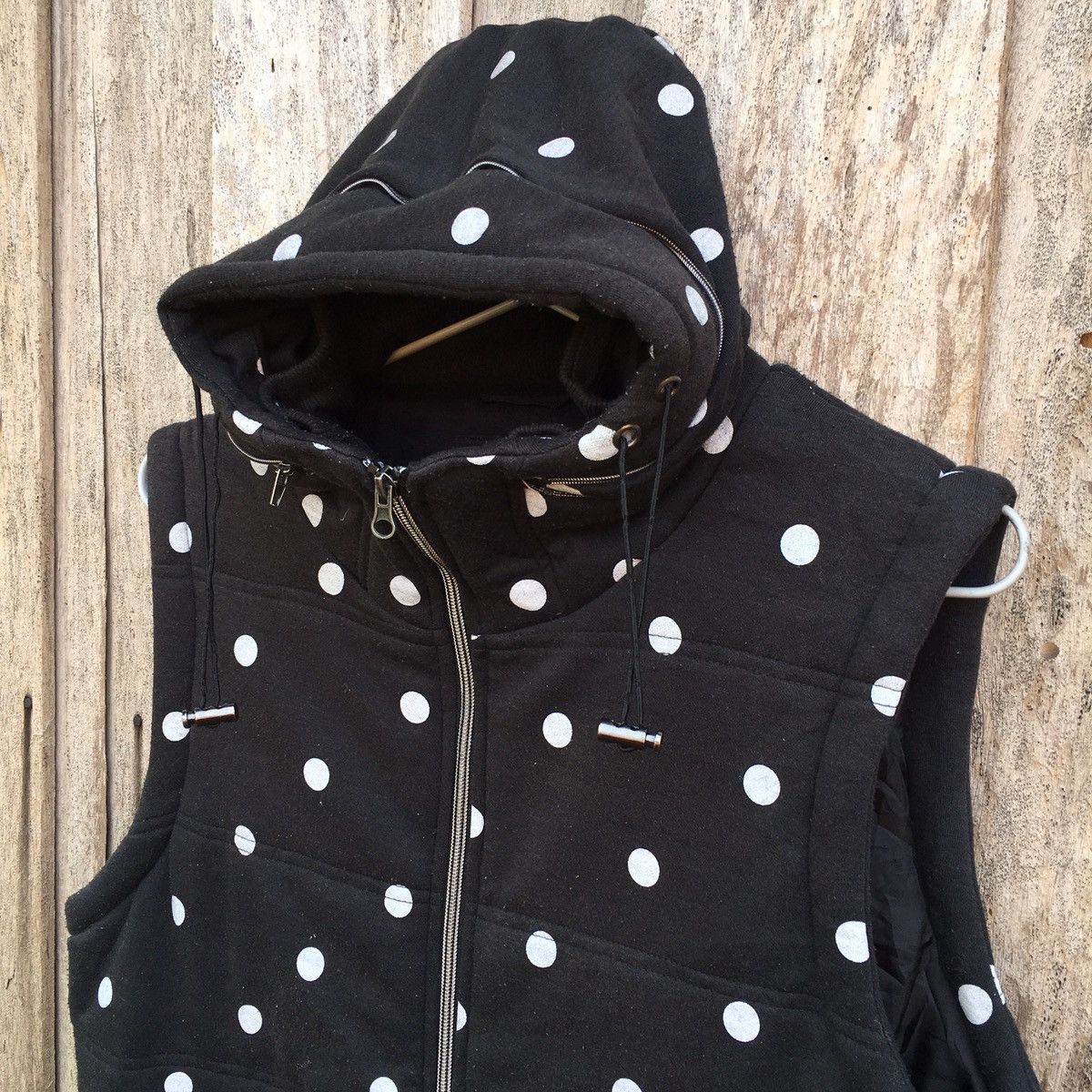 Japanese Brand × Vintage Double Focus Zip Up Hoodie Vest Jacket Size L / US 10 / IT 46 - 3 Thumbnail