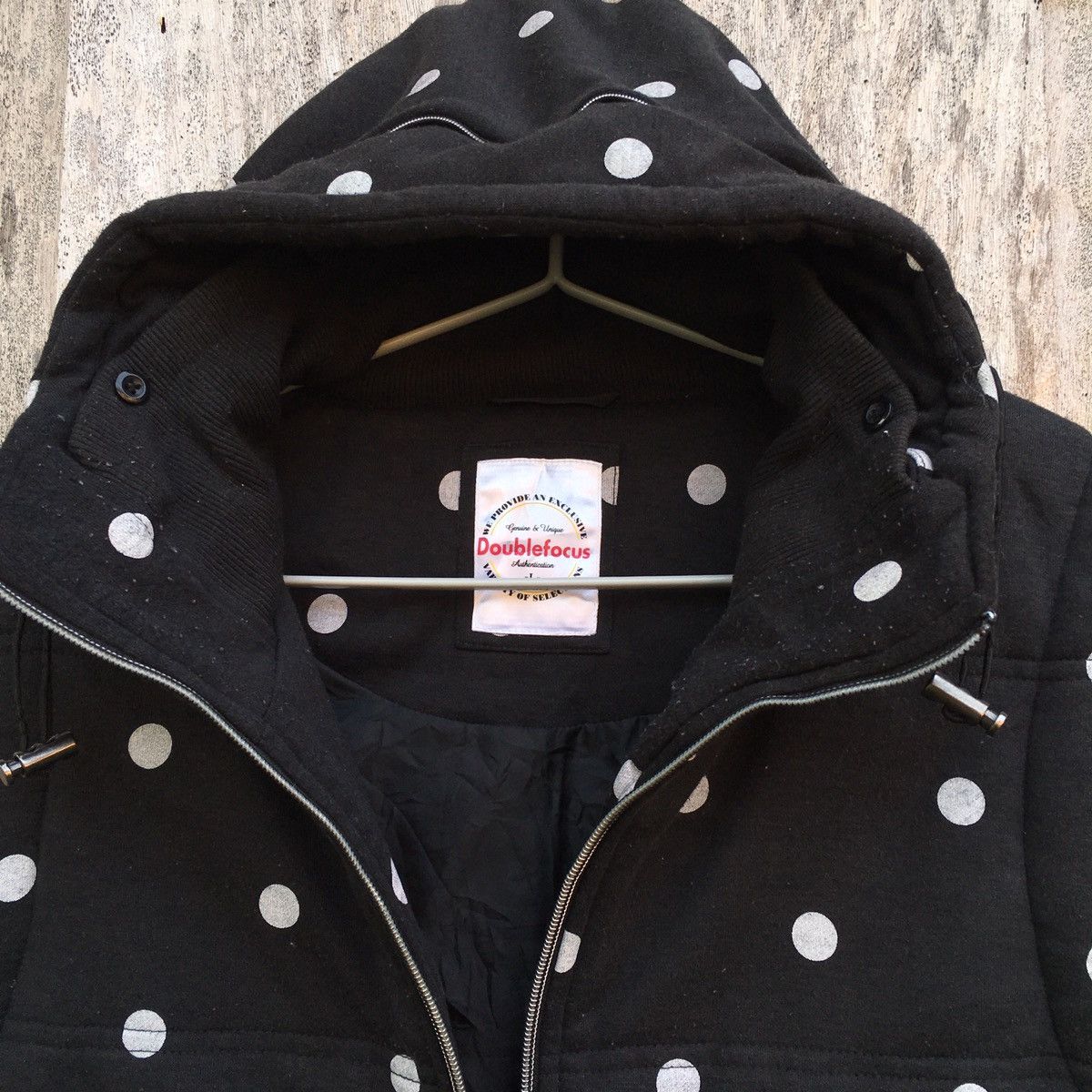 Japanese Brand × Vintage Double Focus Zip Up Hoodie Vest Jacket Size L / US 10 / IT 46 - 4 Thumbnail