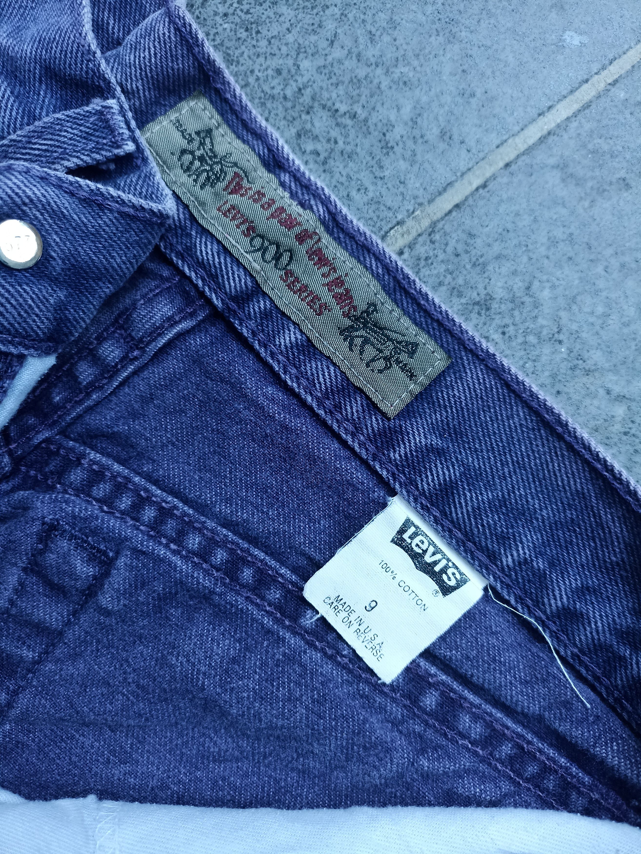 Jean × Levi's × Vintage 90s Vintage Levis 901 Tapered Jeans - J226 Size 27" / US 4 / IT 40 - 6 Thumbnail