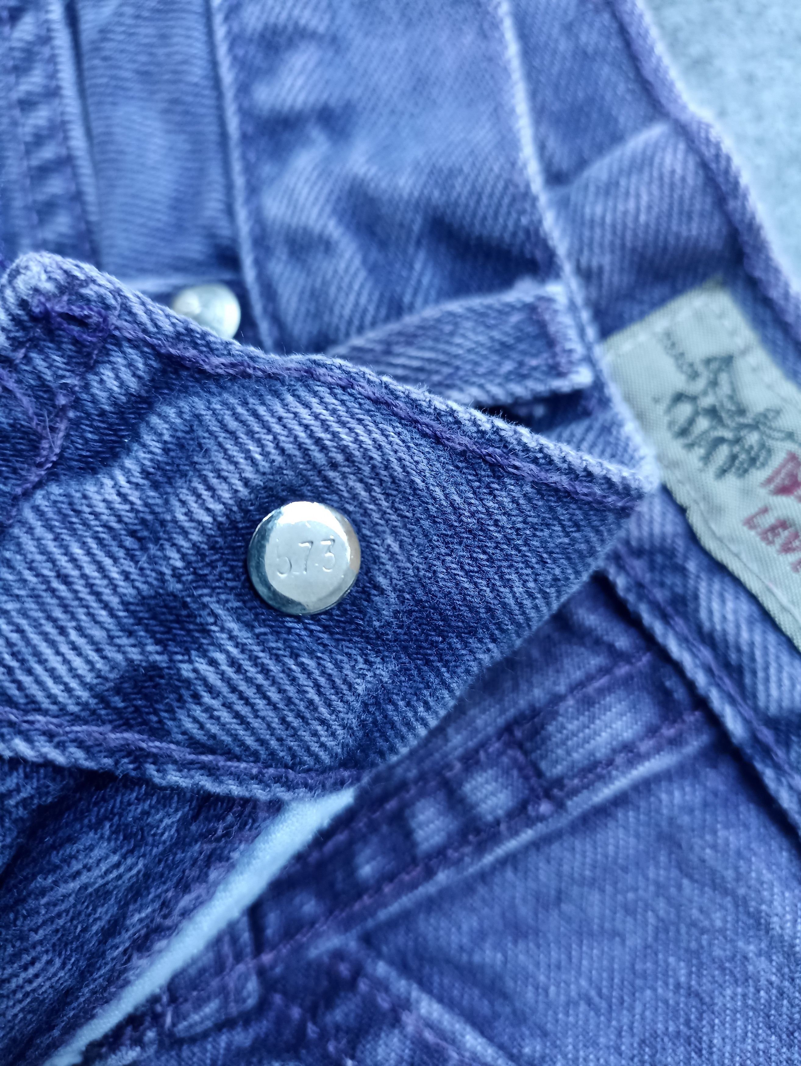 Jean × Levi's × Vintage 90s Vintage Levis 901 Tapered Jeans - J226 Size 27" / US 4 / IT 40 - 3 Thumbnail