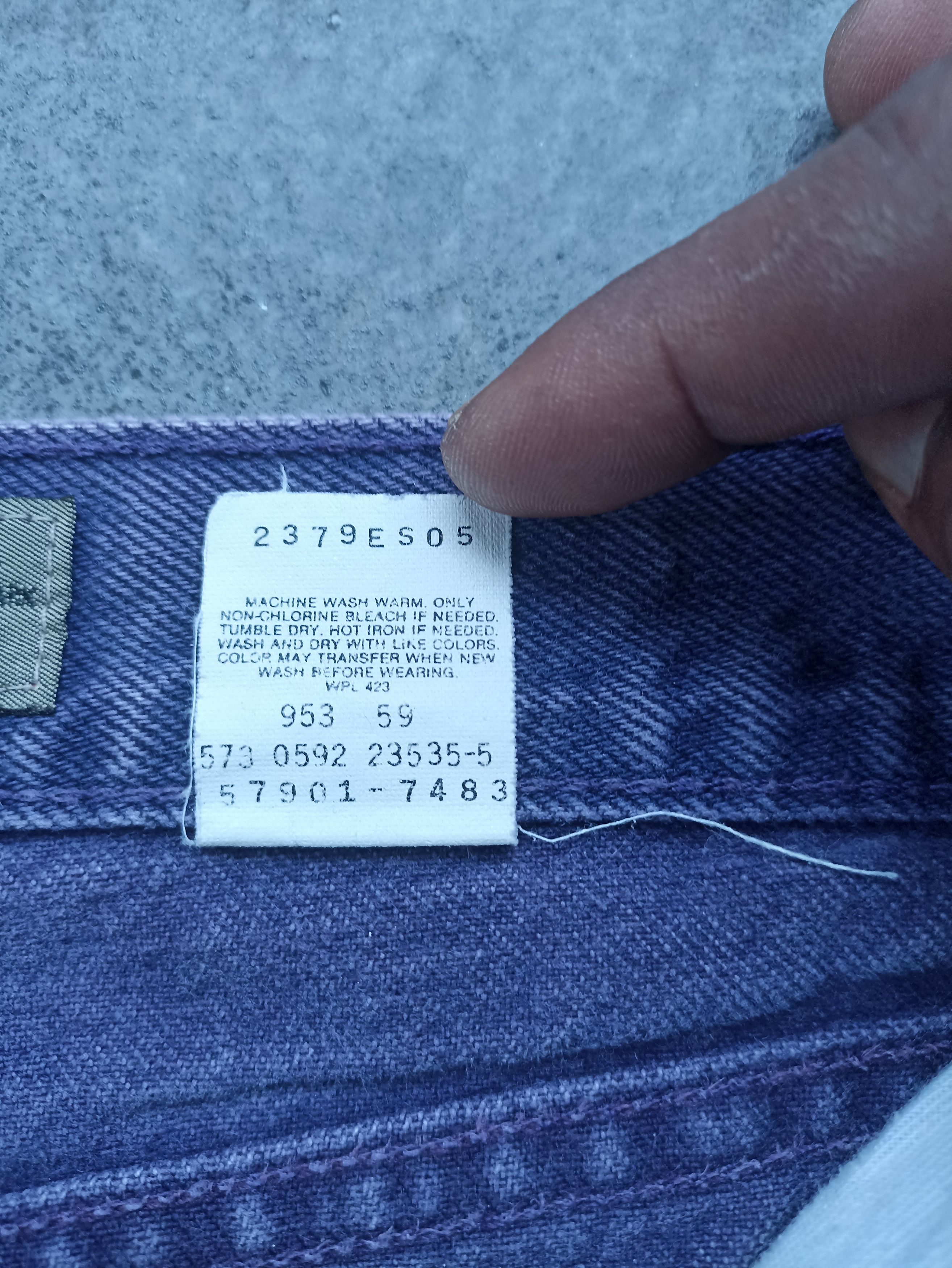 Jean × Levi's × Vintage 90s Vintage Levis 901 Tapered Jeans - J226 Size 27" / US 4 / IT 40 - 7 Thumbnail