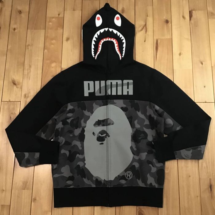 Puma shop bape hoodie