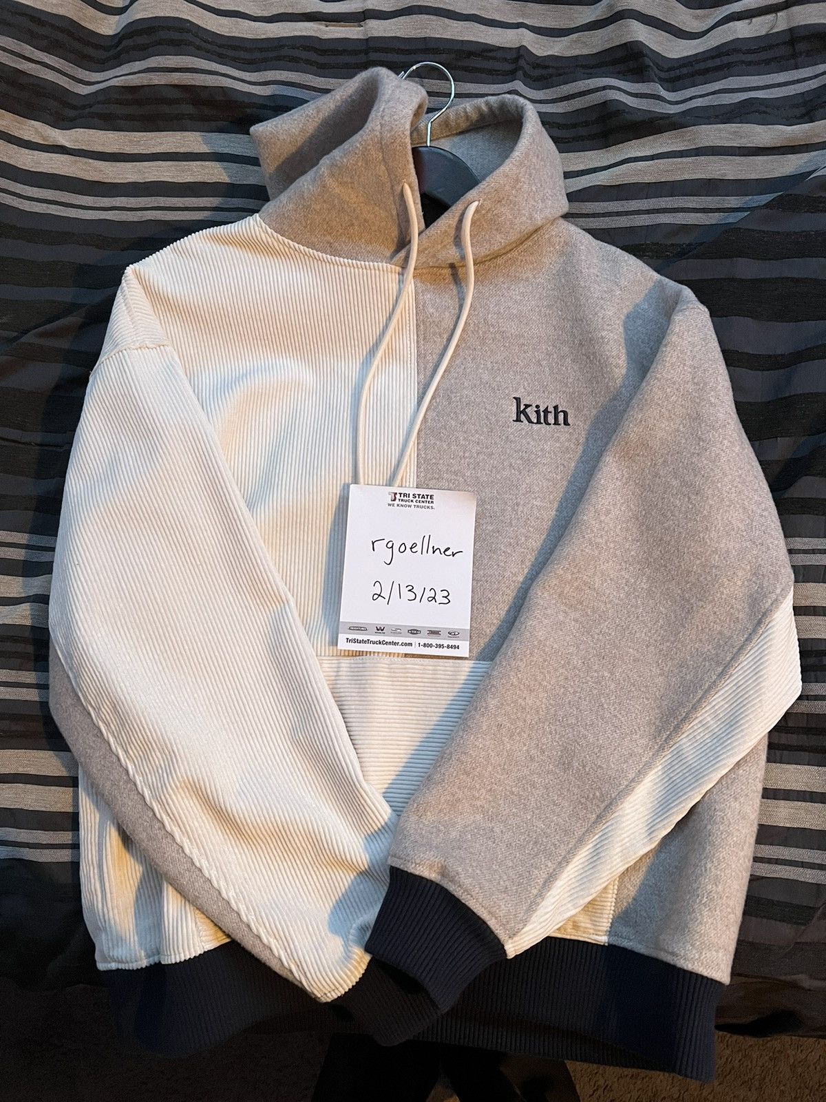 Kith KITH Corduroy Washed Caden Hoodie | Grailed