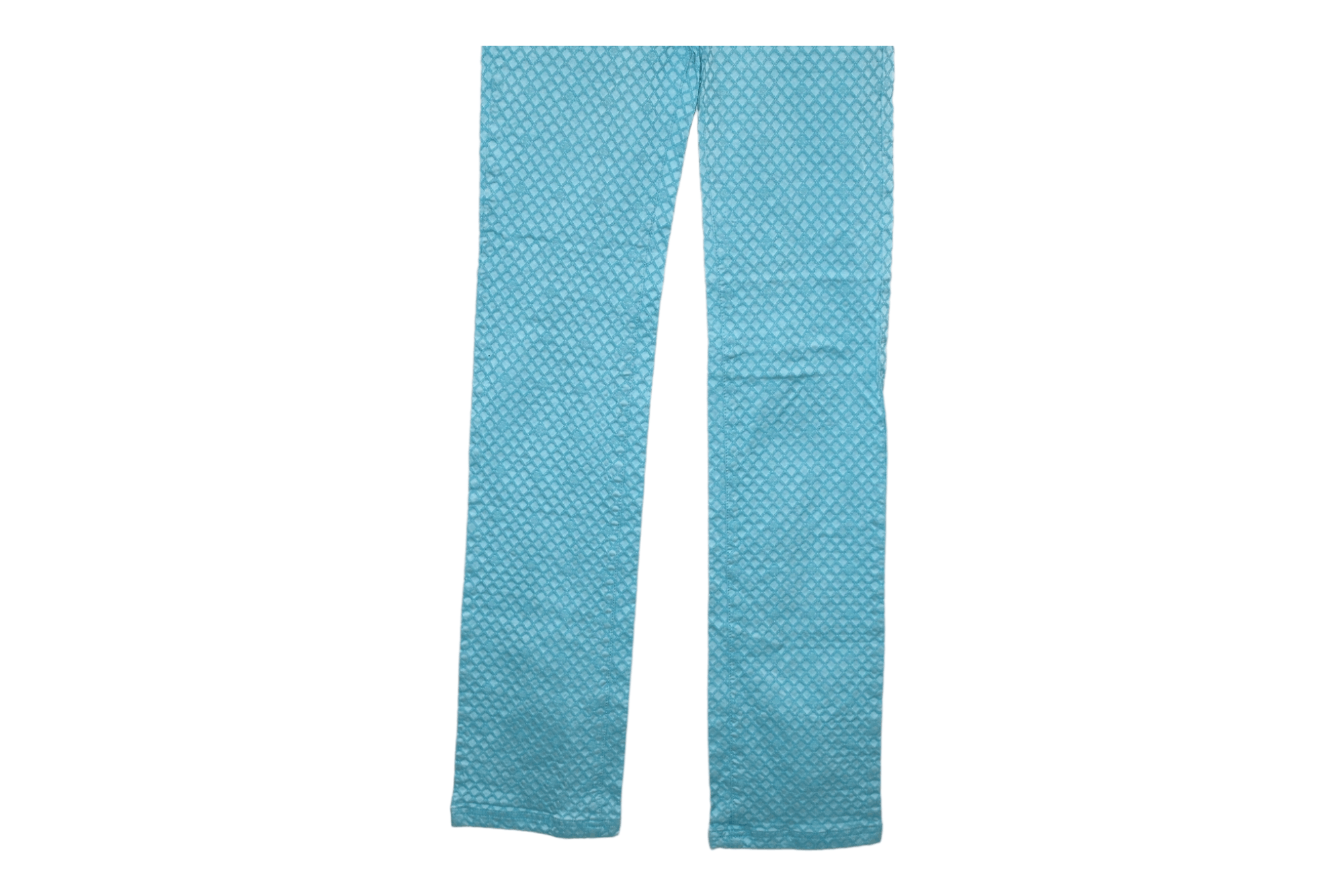 Versace Gianni Versace Tigh Super Skinny Jacquard Blend Pants Size 25" / US 0 / IT 36 - 5 Thumbnail
