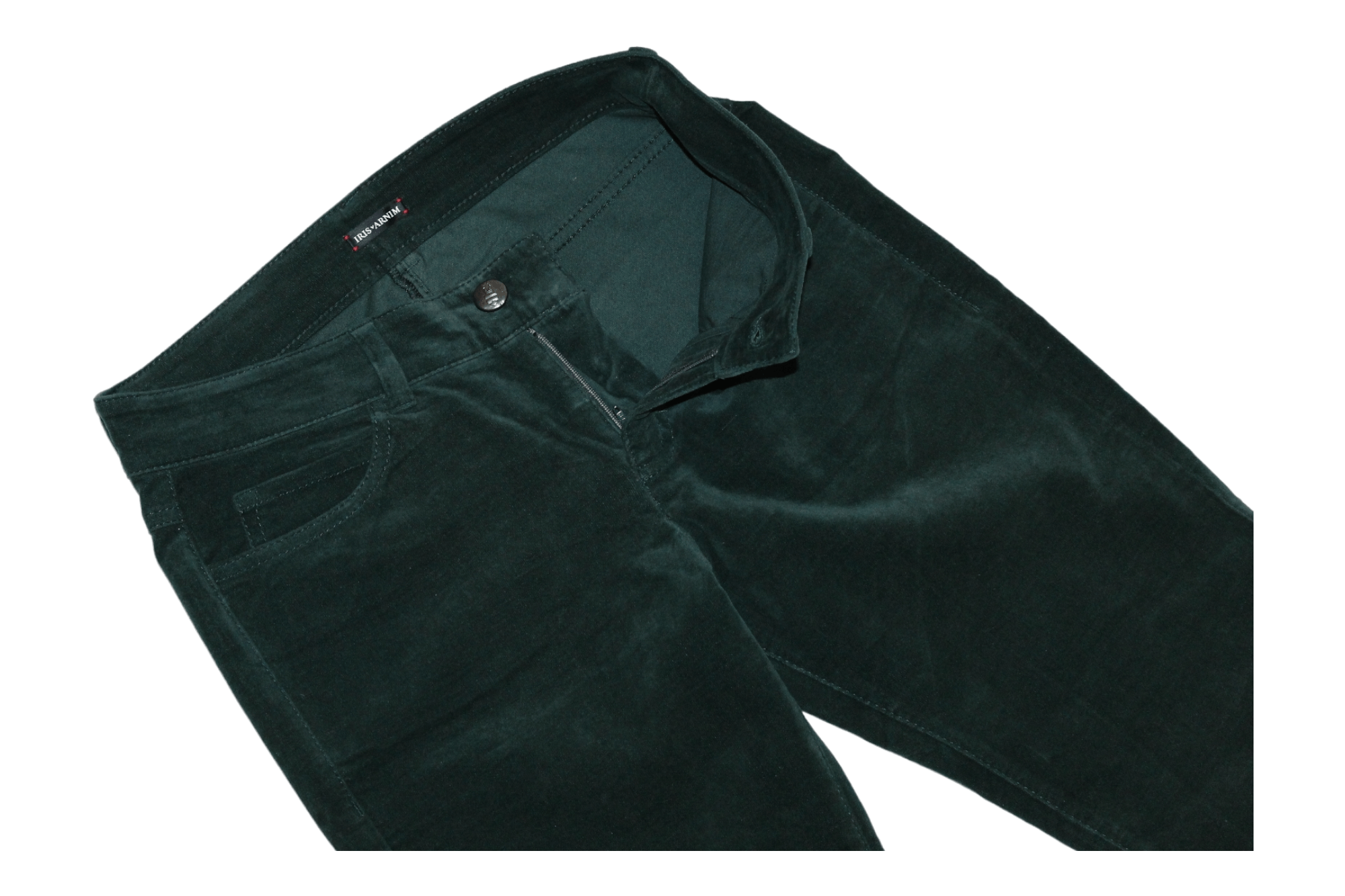 Other Iris Von Arnim Skinny Velour Denim Pants Size 25" / US 0 / IT 36 - 1 Thumbnail