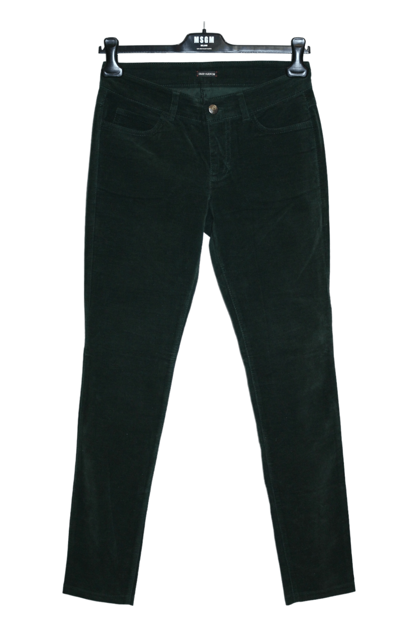 Other Iris Von Arnim Skinny Velour Denim Pants Size 25" / US 0 / IT 36 - 2 Thumbnail