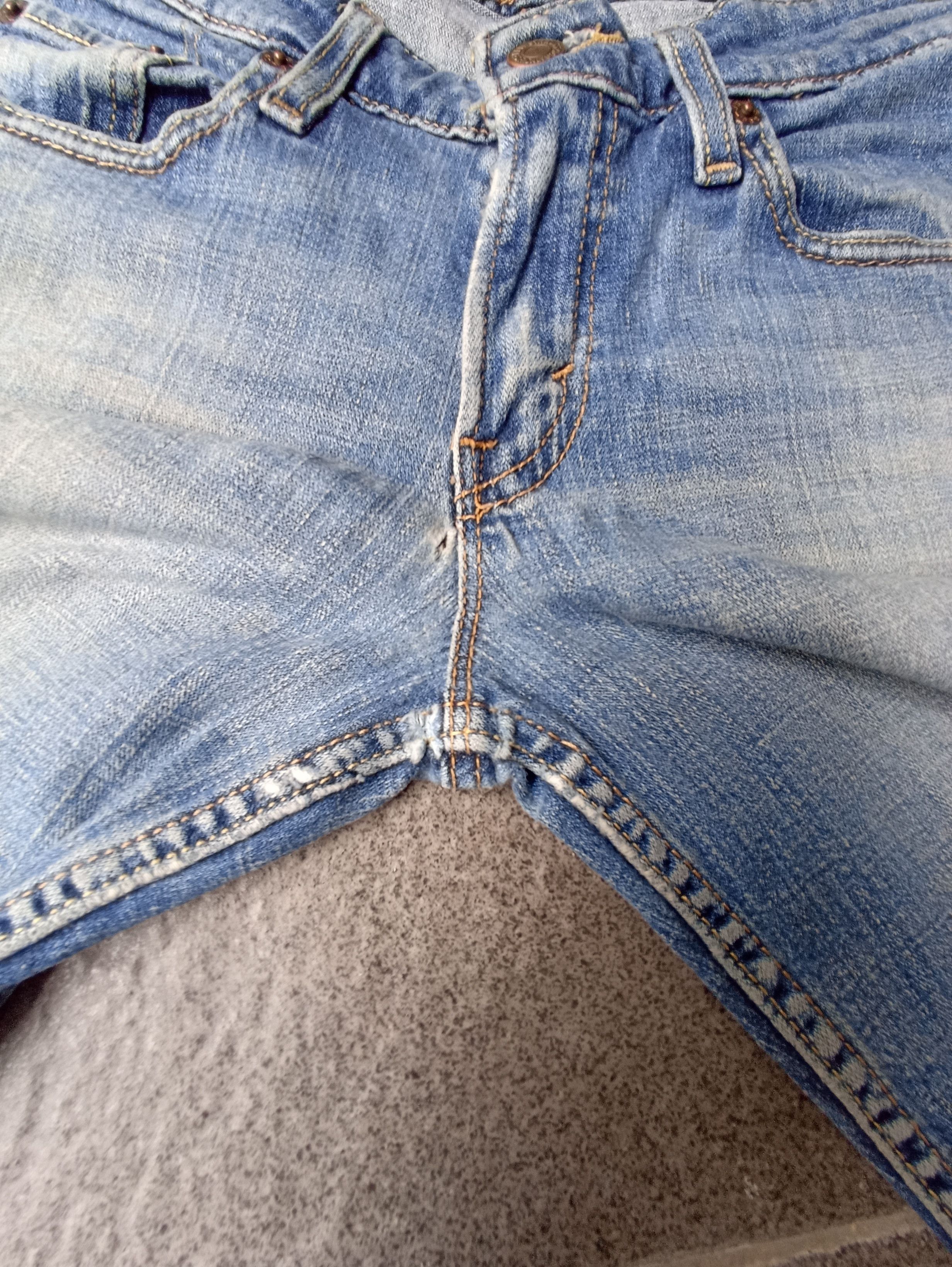 Jean × Levi's × Vintage Vintage Levis 518 Superlow Fit Blue Wash Jeans - J230 Size 29" - 8 Thumbnail