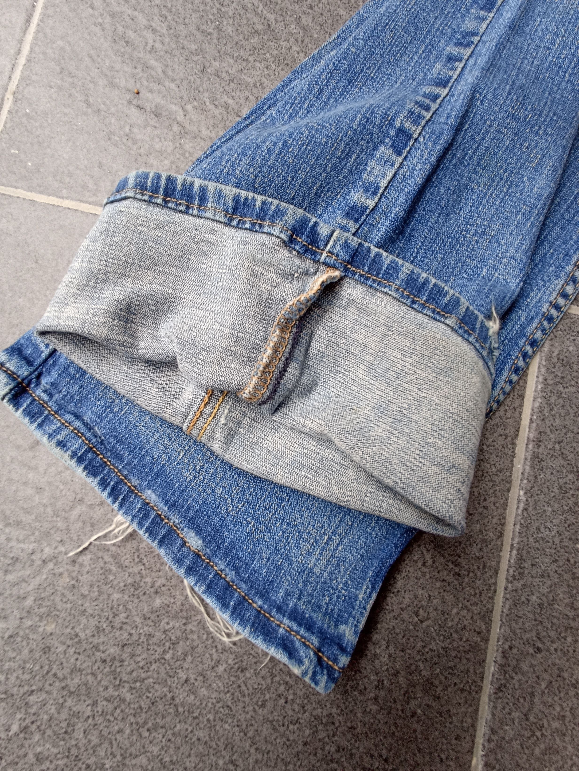 Jean × Levi's × Vintage Vintage Levis 518 Superlow Fit Blue Wash Jeans - J230 Size 29" - 6 Thumbnail