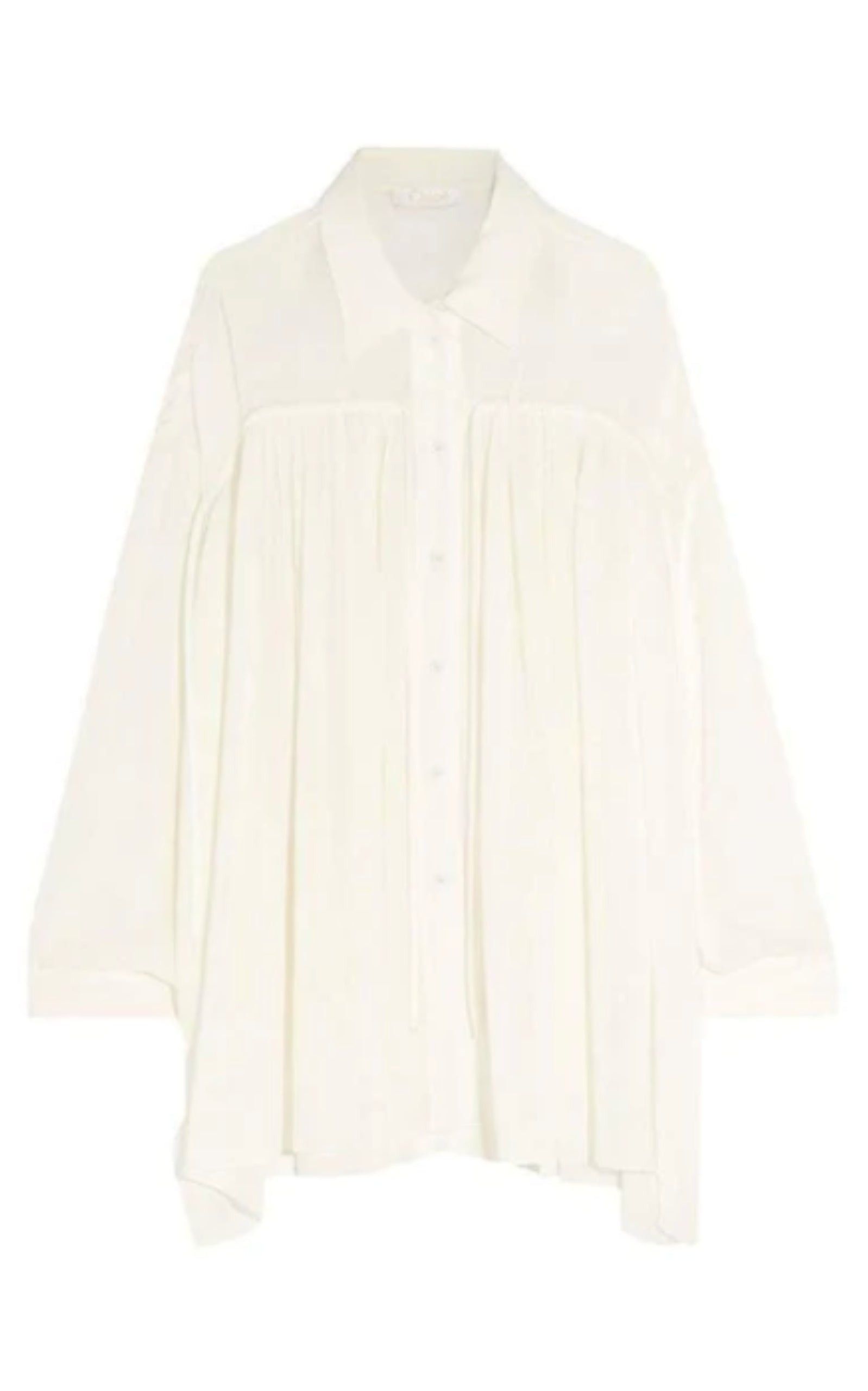 Oversize fine Crepe Shirt