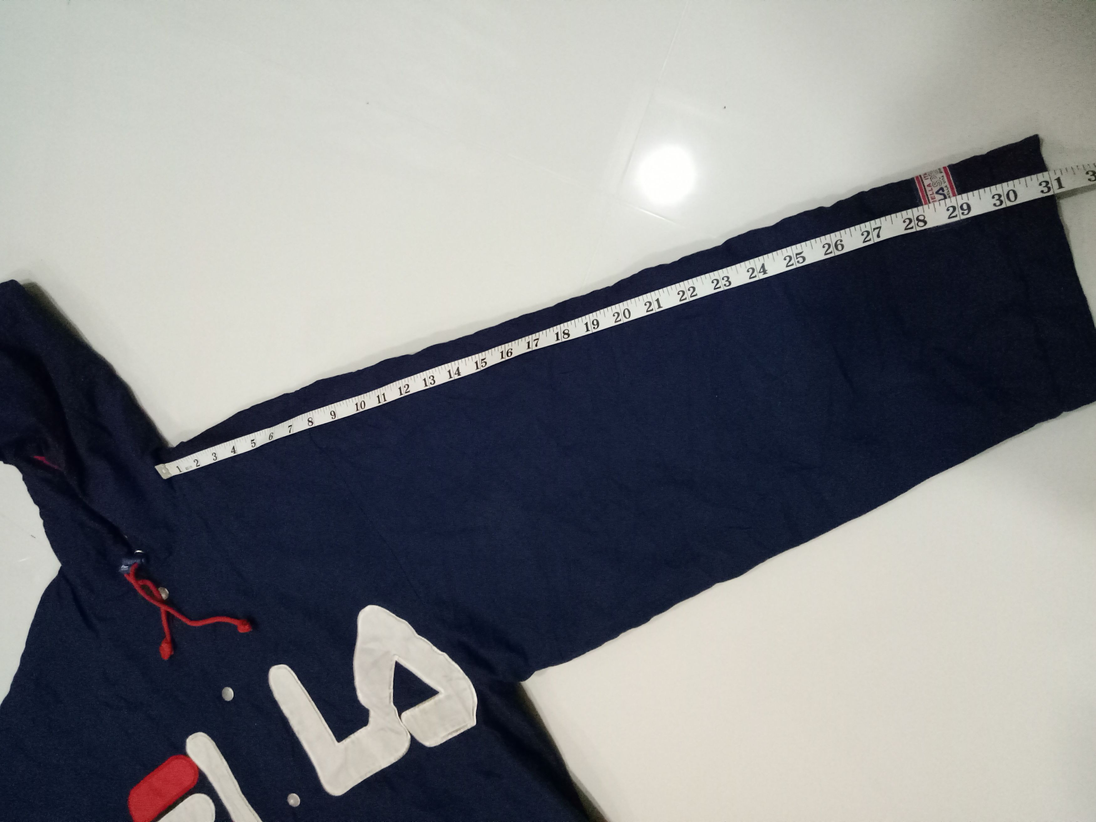 Fila × Vintage Fila Long Jacket Embroidered Big Logo Size US XL / EU 56 / 4 - 8 Thumbnail