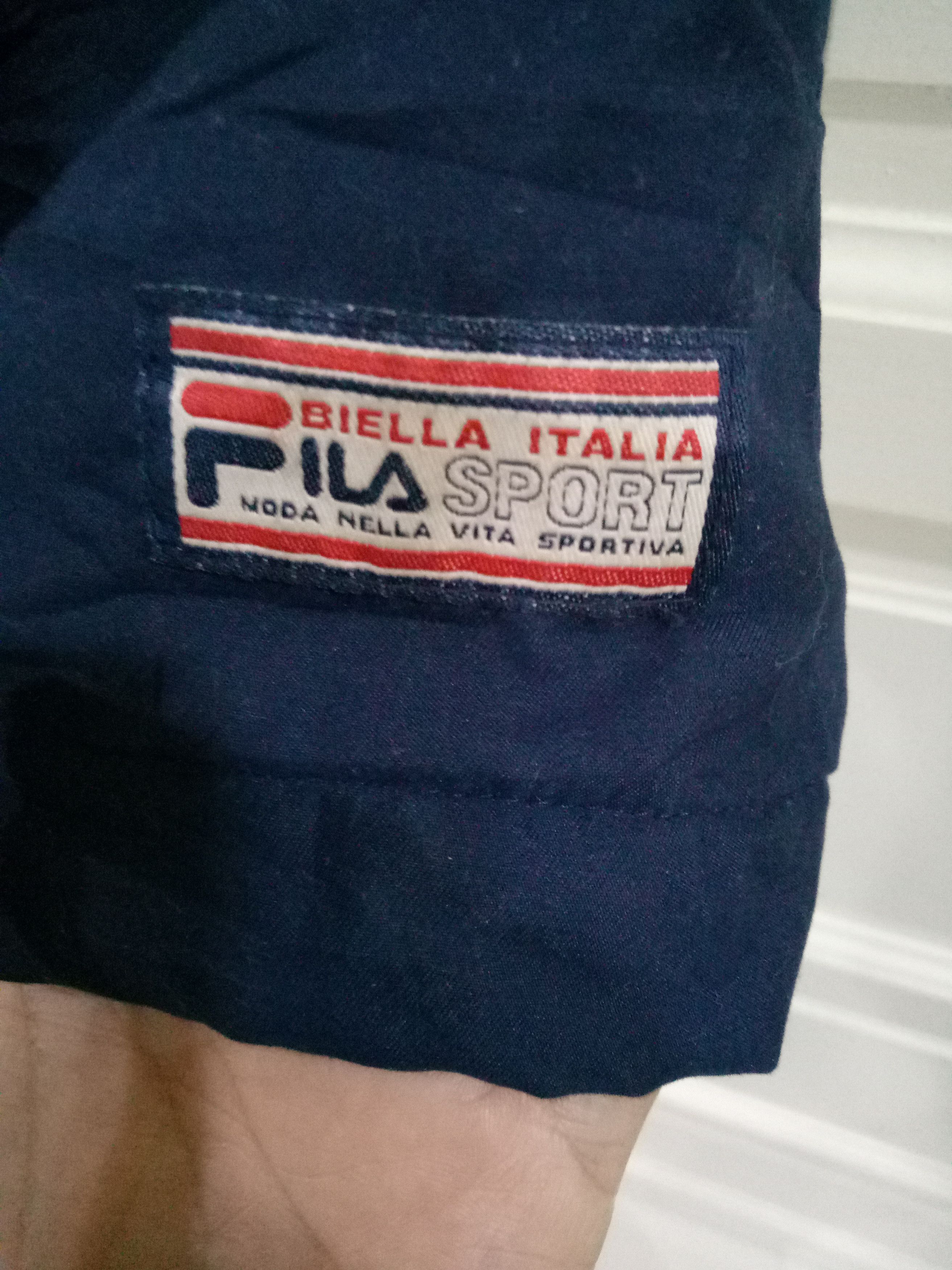 Fila × Vintage Fila Long Jacket Embroidered Big Logo Size US XL / EU 56 / 4 - 5 Thumbnail