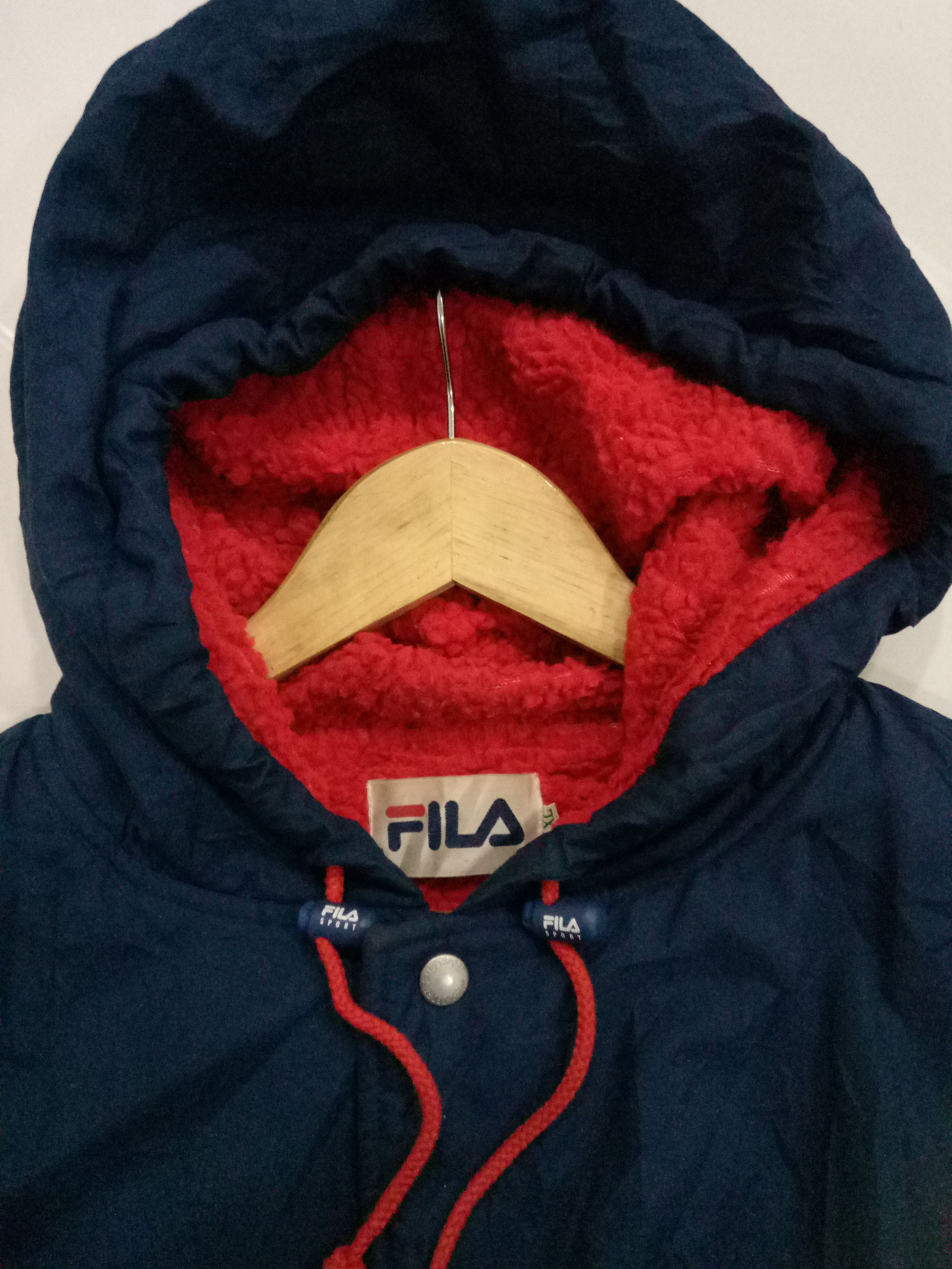 Fila × Vintage Fila Long Jacket Embroidered Big Logo Size US XL / EU 56 / 4 - 3 Thumbnail