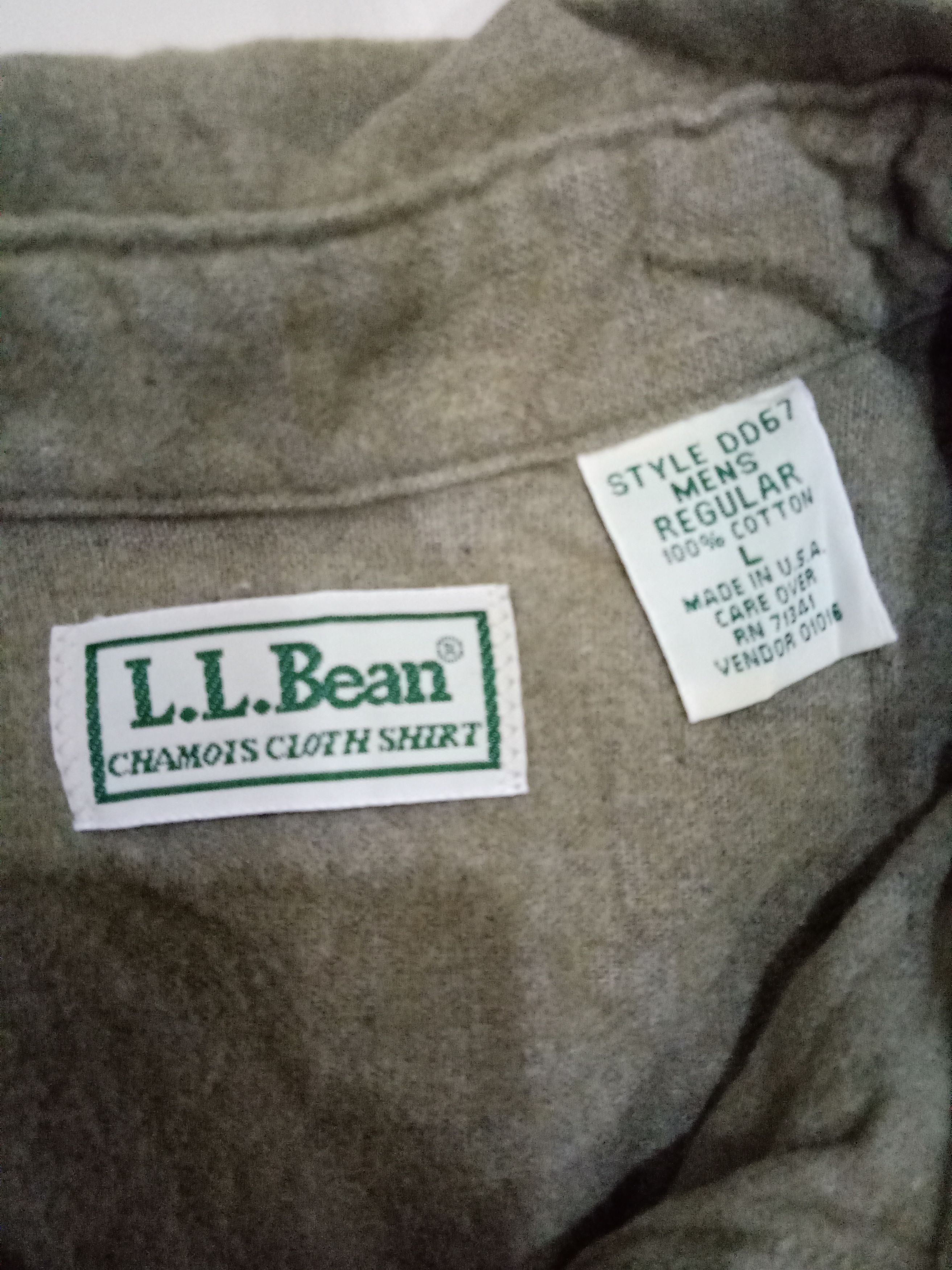 L.L. Bean × Vintage L. L Bean Shirt Mens Regular Size US L / EU 52-54 / 3 - 3 Thumbnail