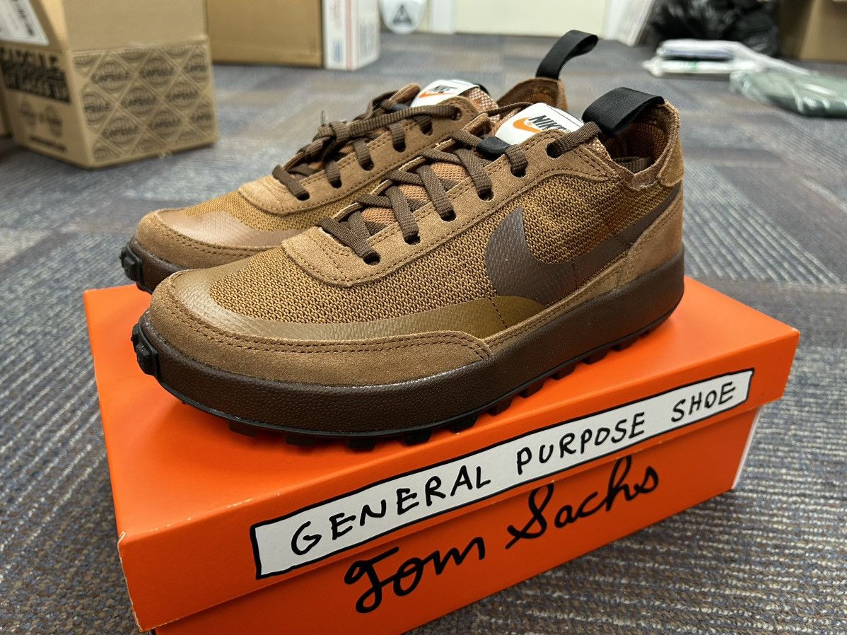 Nike × Tom Sachs Nike Tom Sachs General Purpose Shoe Field Brown Mens 7 Size US 7 / EU 40 - 1 Thumbnail