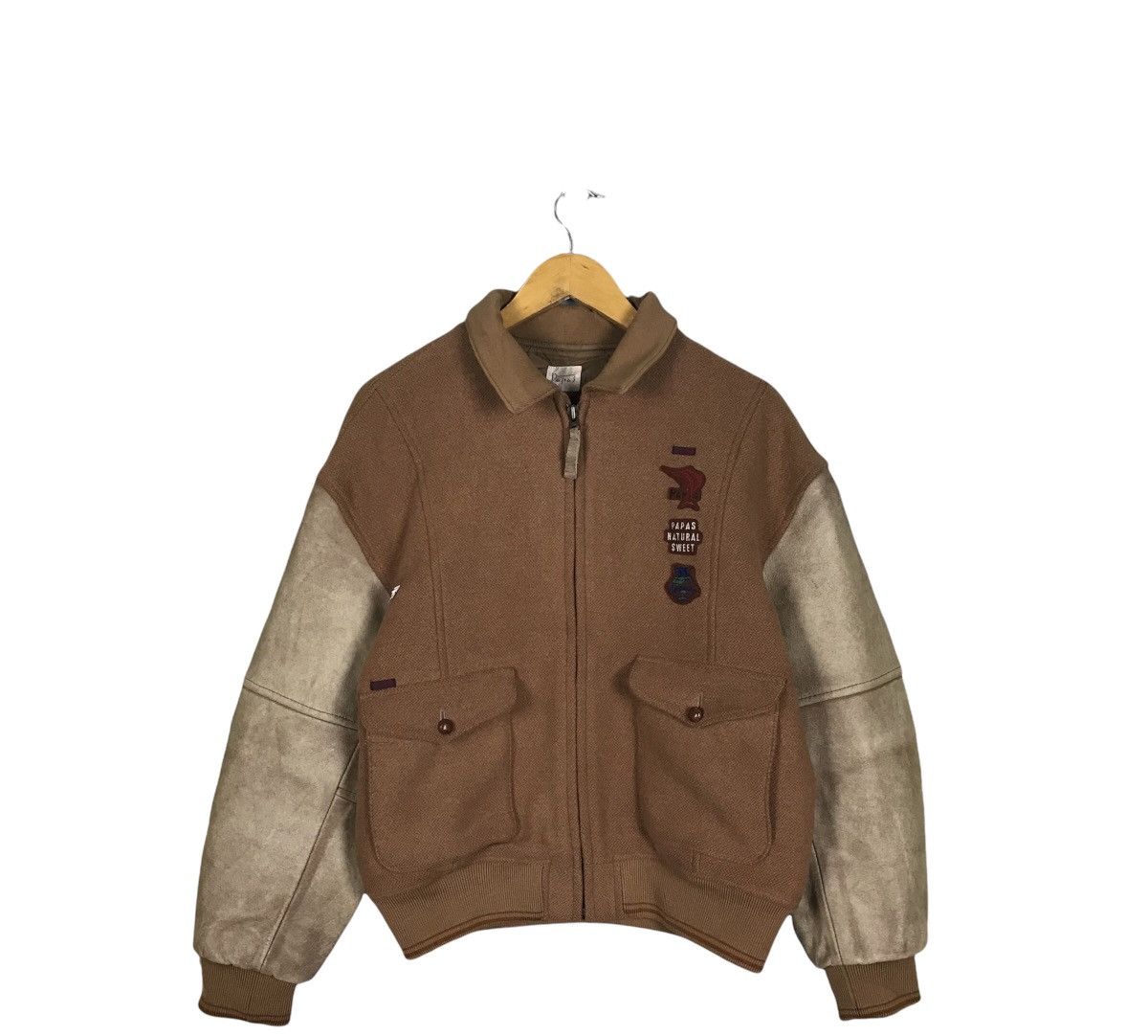 PAPAS Varsity Jacket Leather