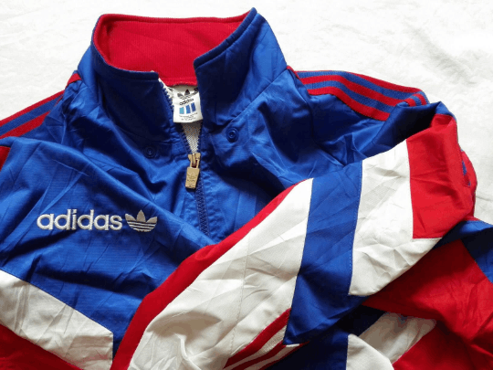 Adidas Vintage Adidas Windbreaker Jacket Full Zipper 3 stripes Size US L / EU 52-54 / 3 - 4 Thumbnail