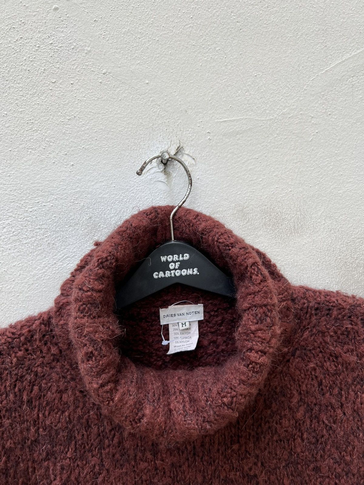 Dries Van Noten Archive Dries Van Noten Mohair Alpaca Wool Oversize Knitwear Size US M / EU 48-50 / 2 - 16 Thumbnail