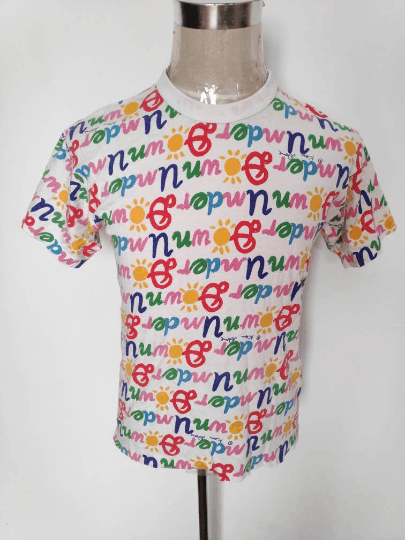 Man Made In Australia Vintage KEN DONE 90s Fullprint Tshirt Size US S / EU 44-46 / 1 - 1 Thumbnail